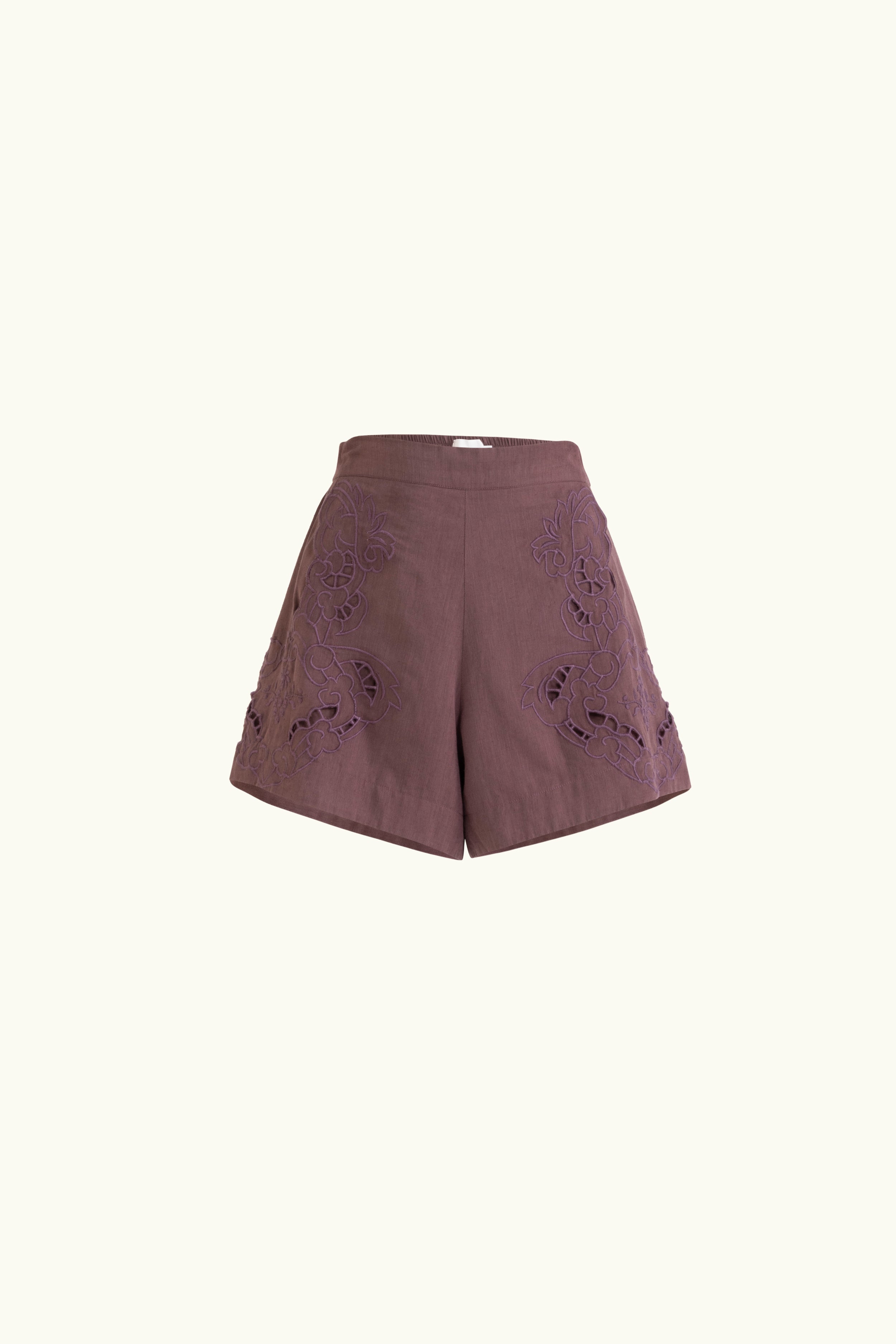 Pascal Embroidered Cutout Short