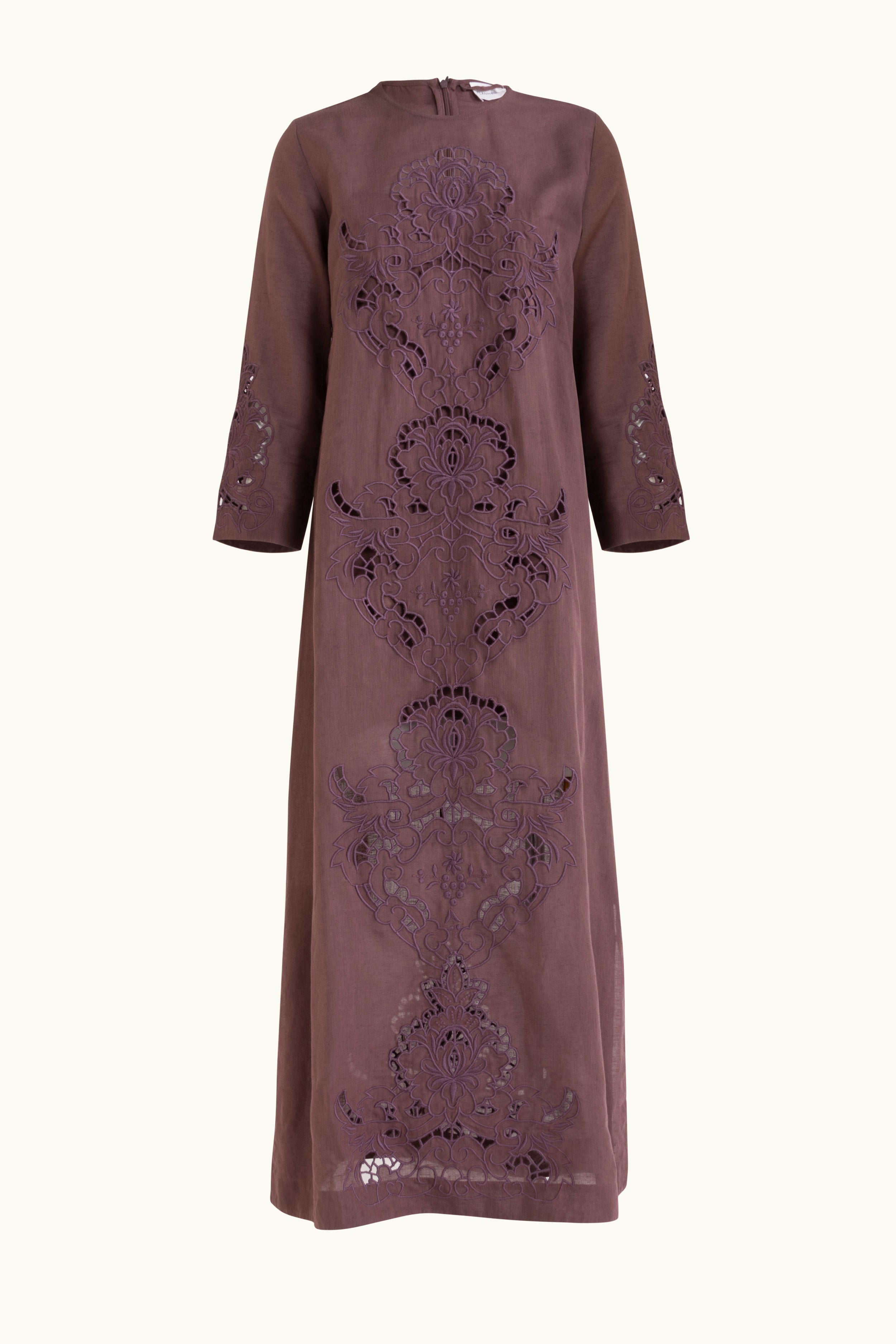 Pascal Embroidered Cutout Tunic Dress