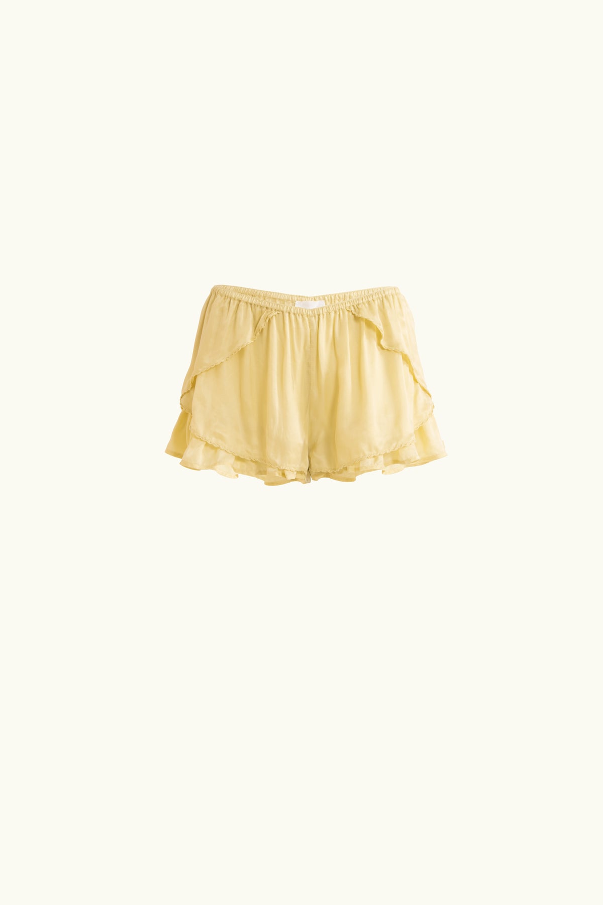 Marli Cupro Satin Frill Short