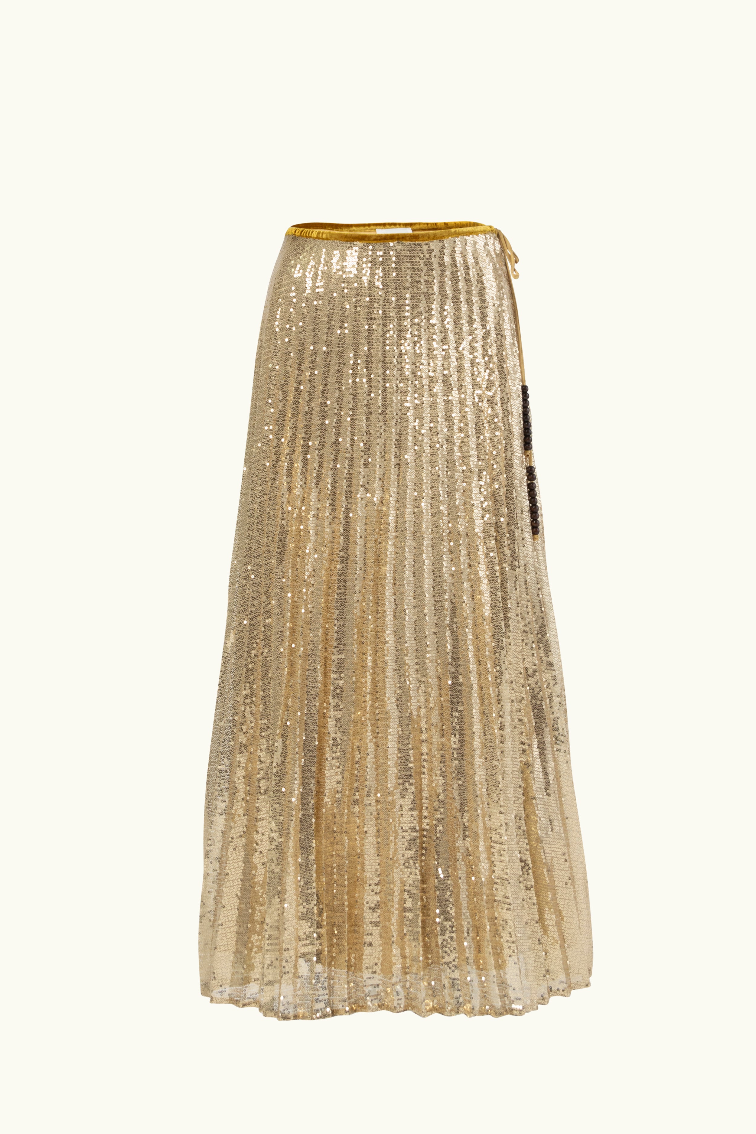 Sigrid Sequin Pleated Skirt