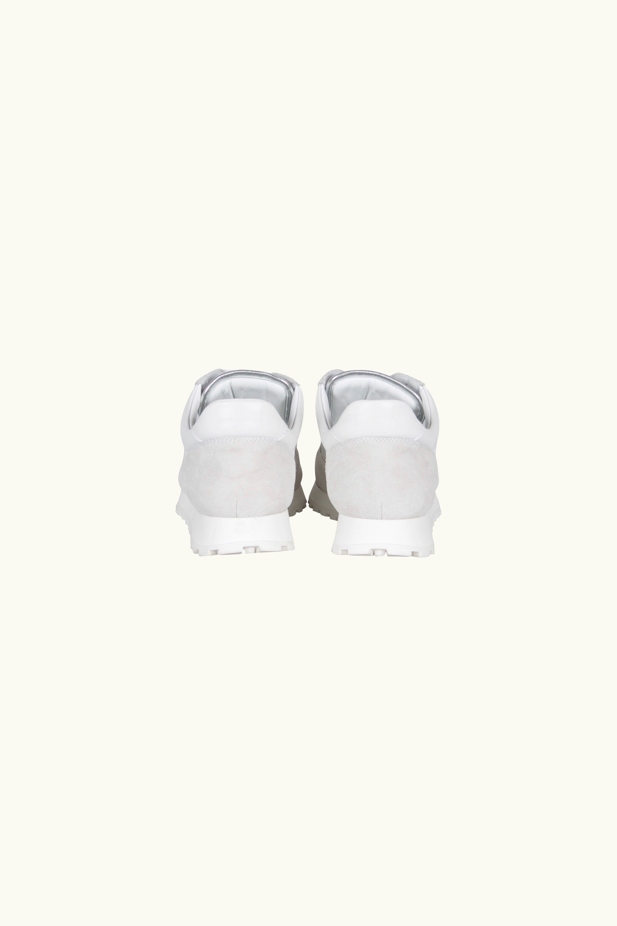 FLANNEL White Leather Sneaker