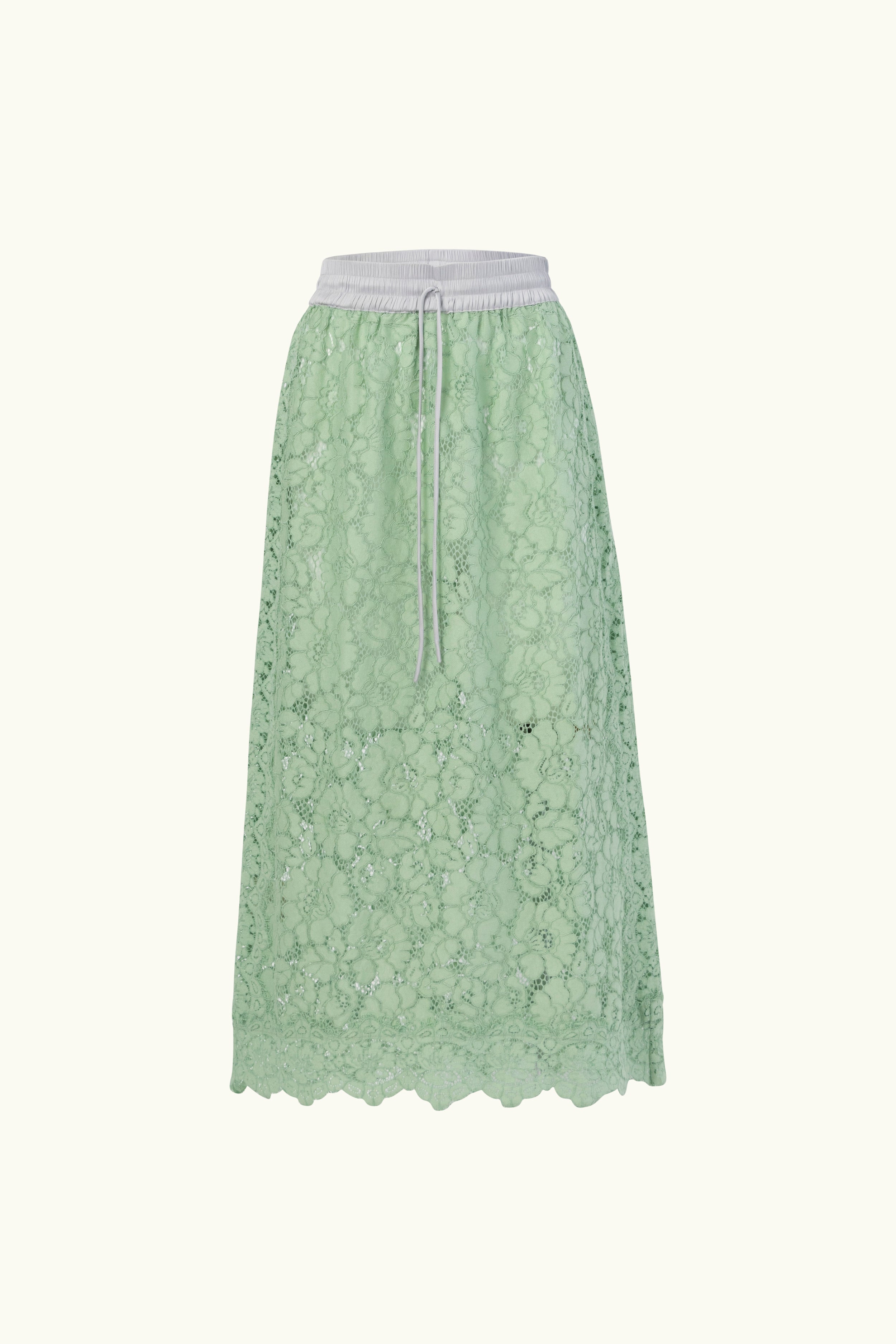 Tilly Drawstring Lace Skirt