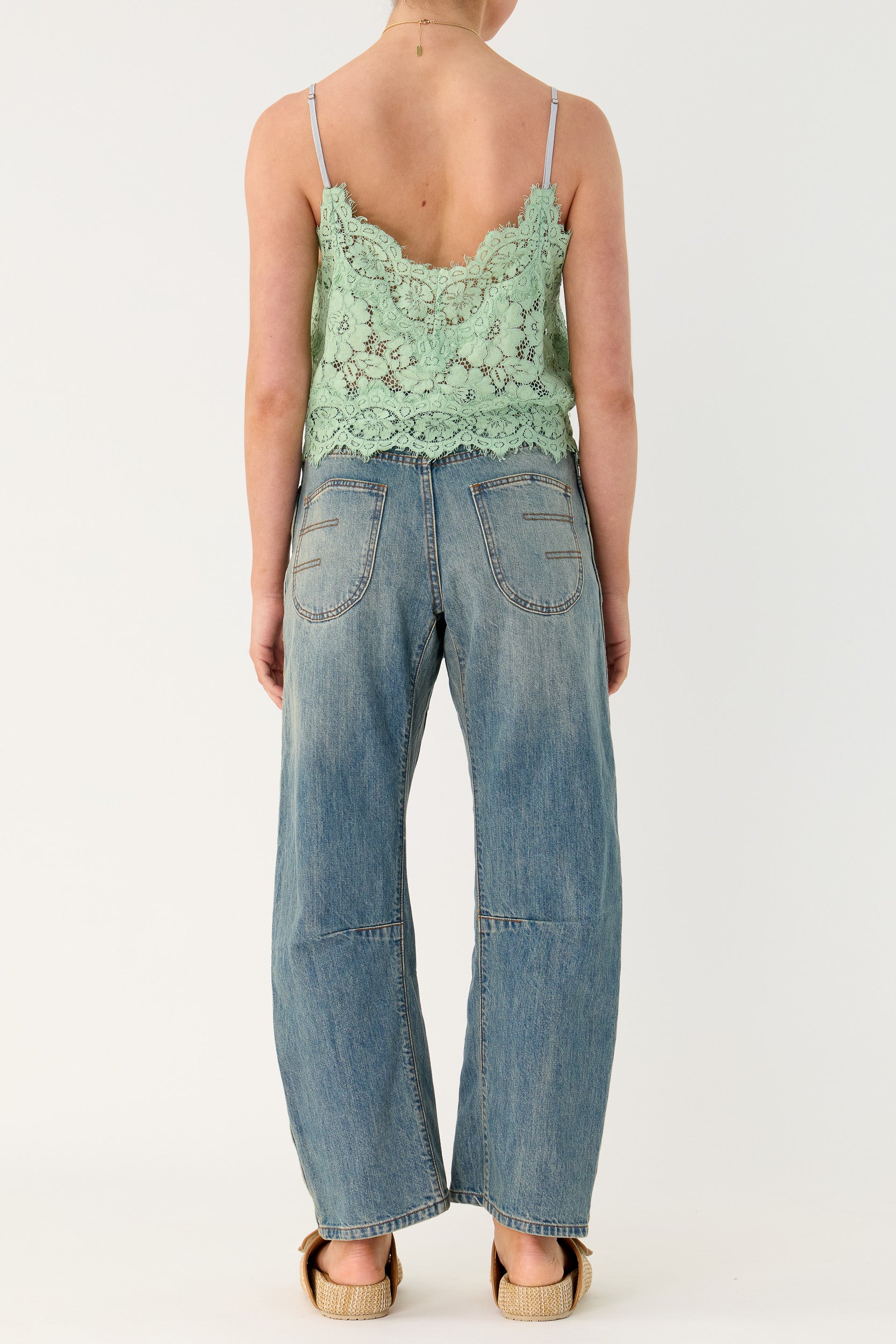 Tilly V Neck Lace Cami