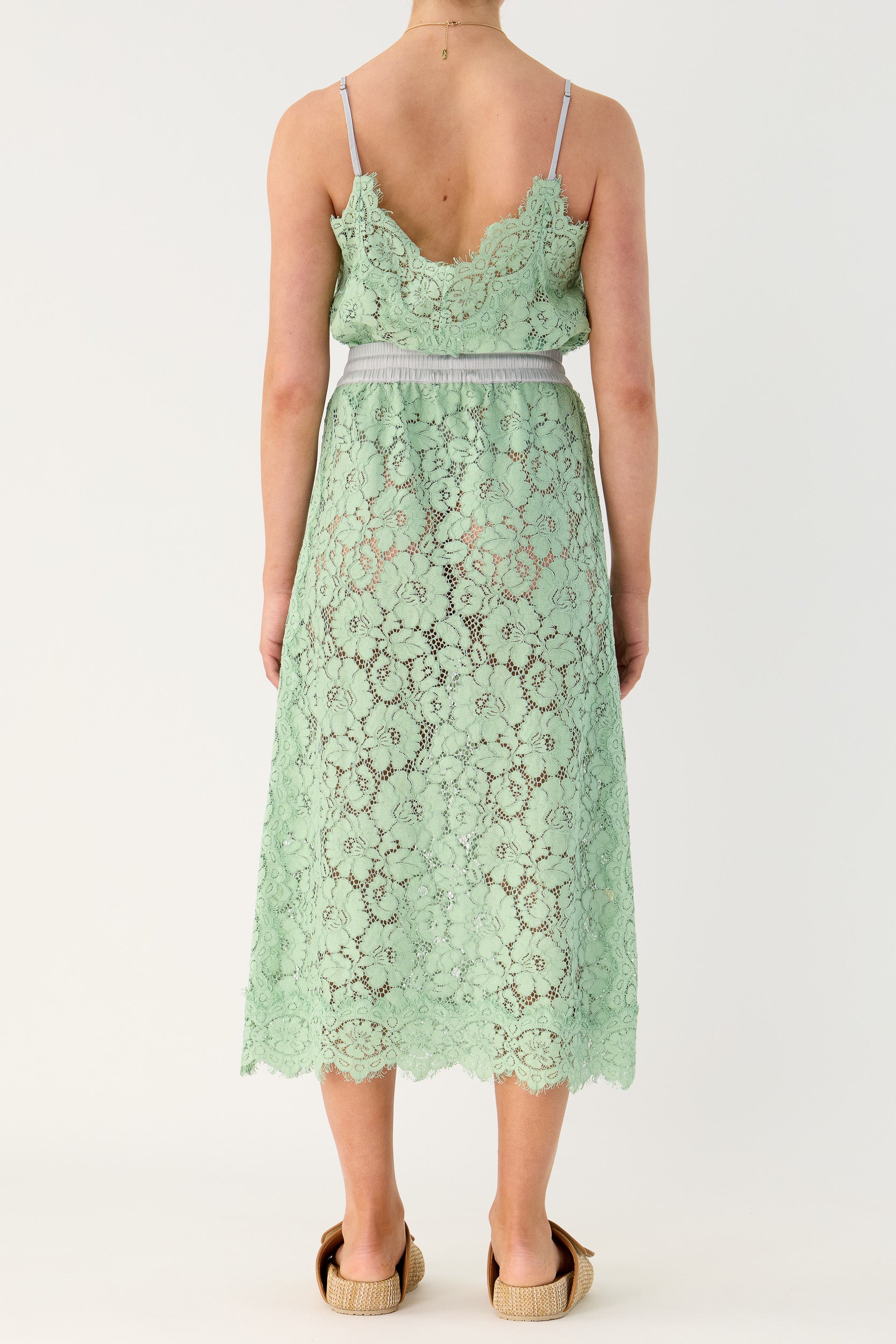 Tilly Drawstring Lace Skirt