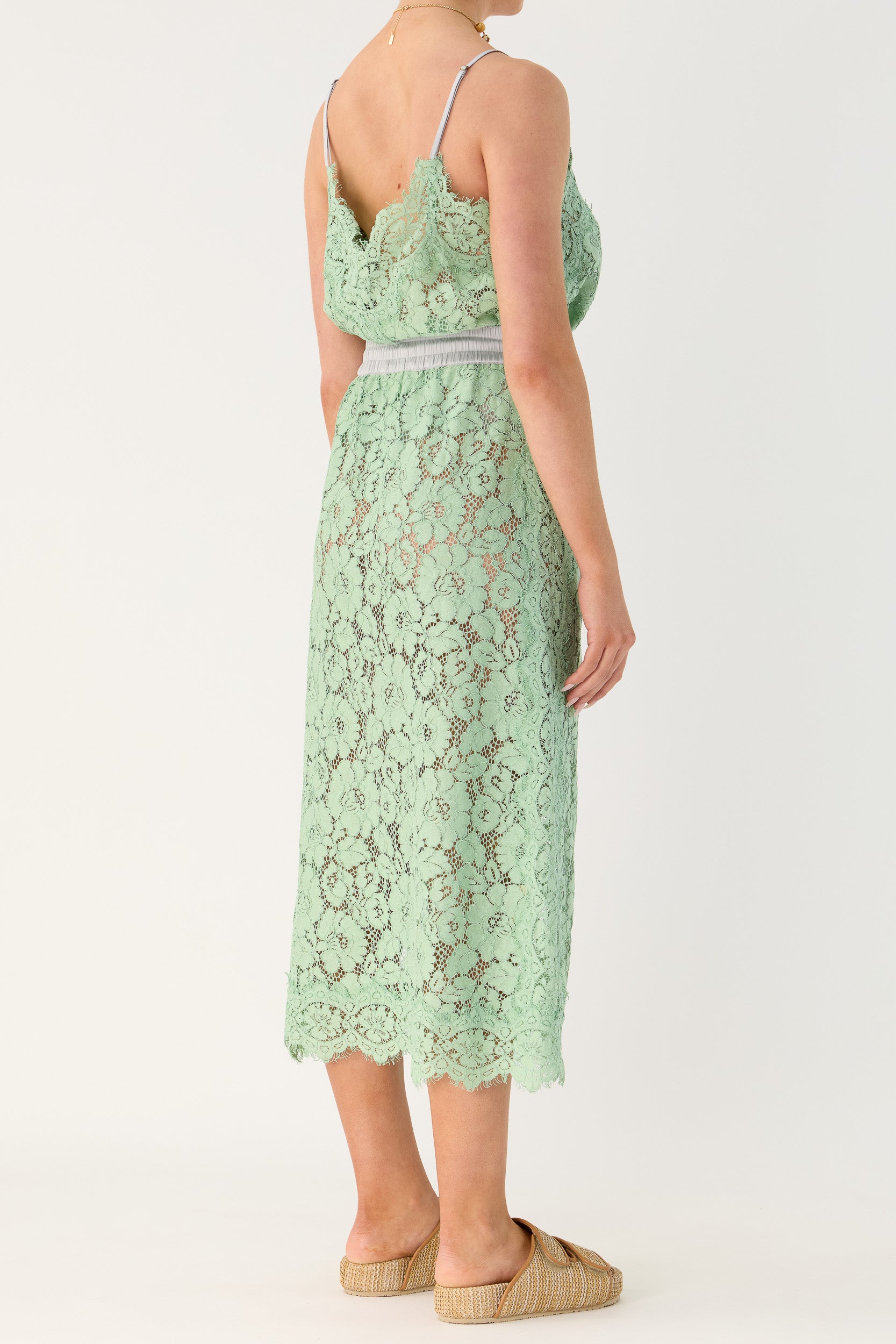 Tilly Drawstring Lace Skirt