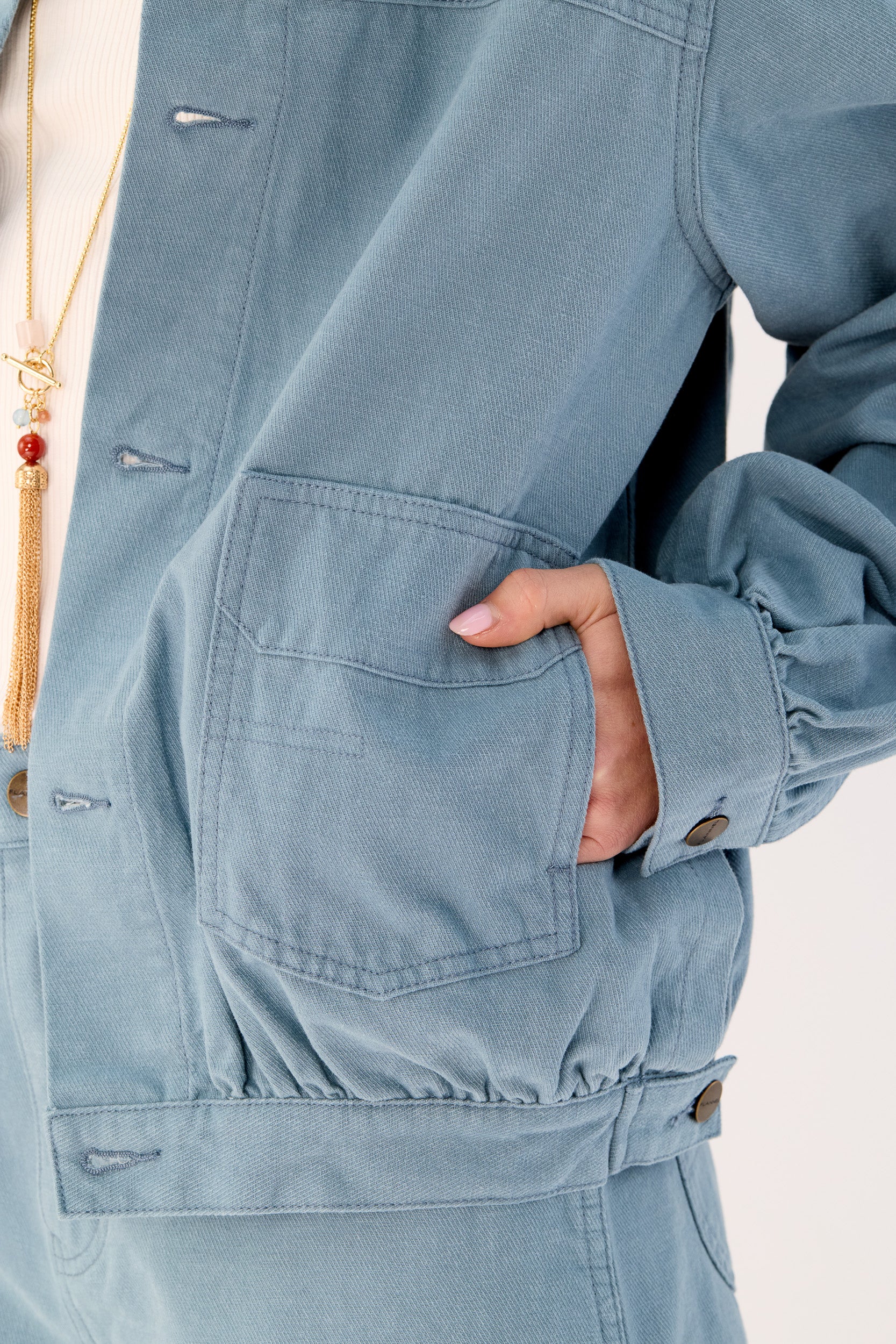 Andie Cotton Twill Jacket