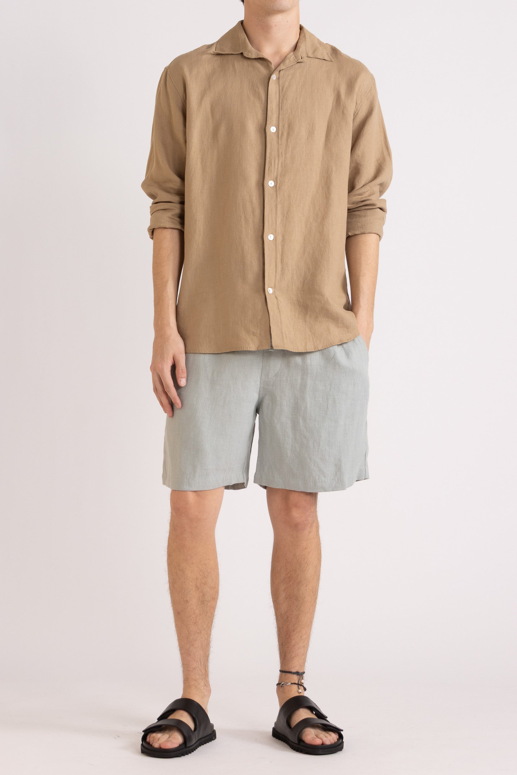 Toby Linen Drawstring Short