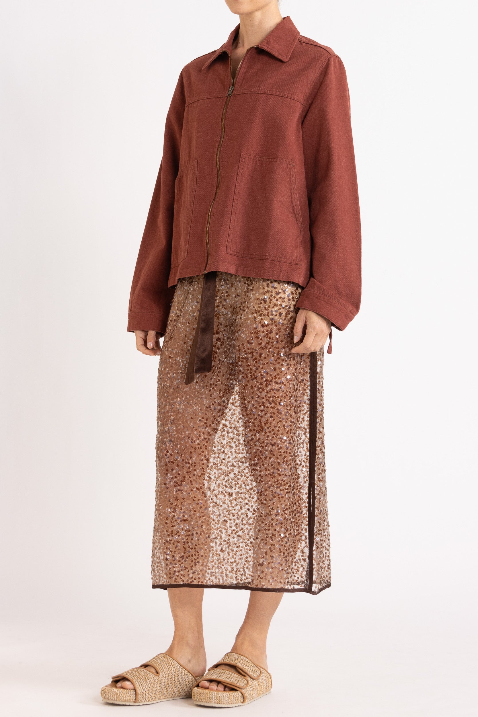 Skyler Sequin Skirt