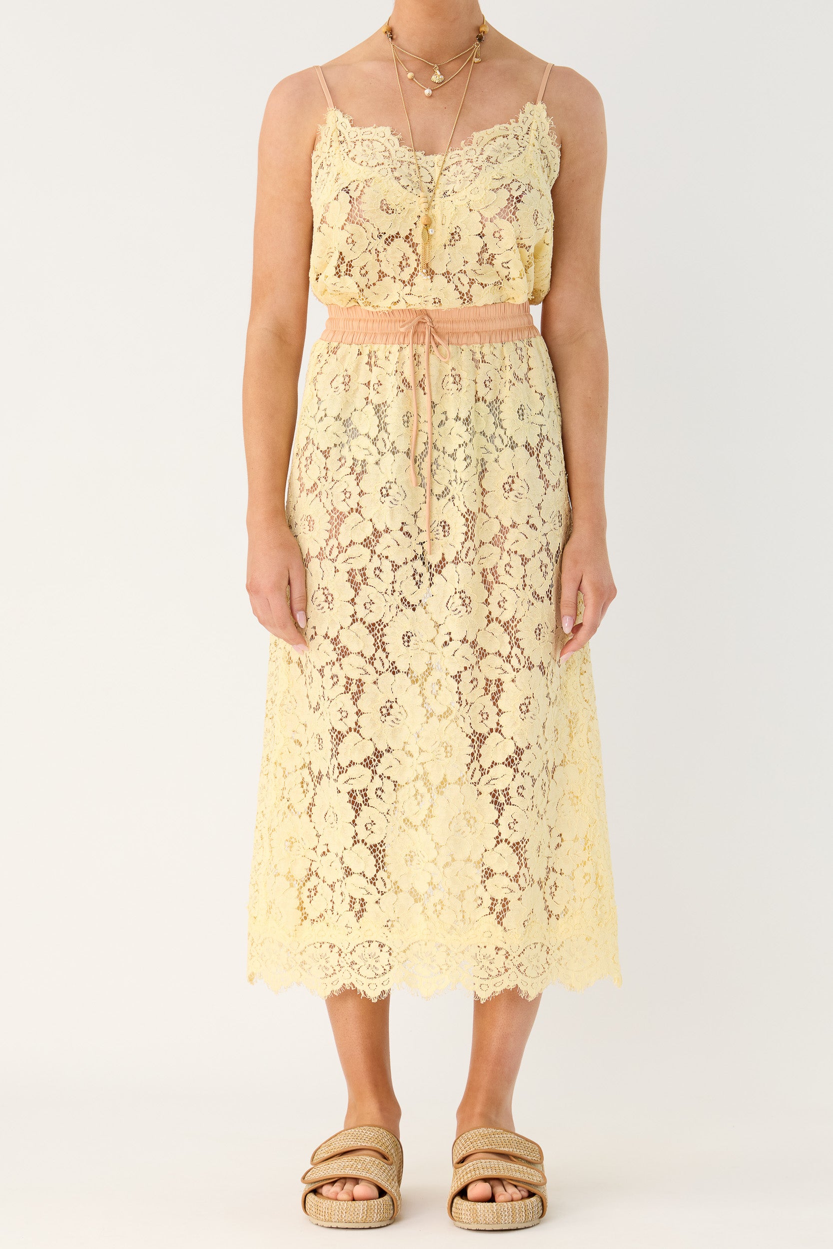 Tilly V Neck Lace Cami