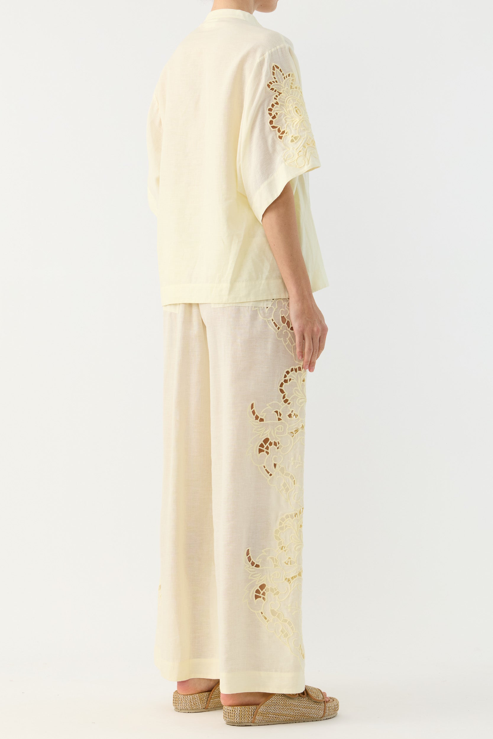 Pascal Embroidered Cutout Shirt