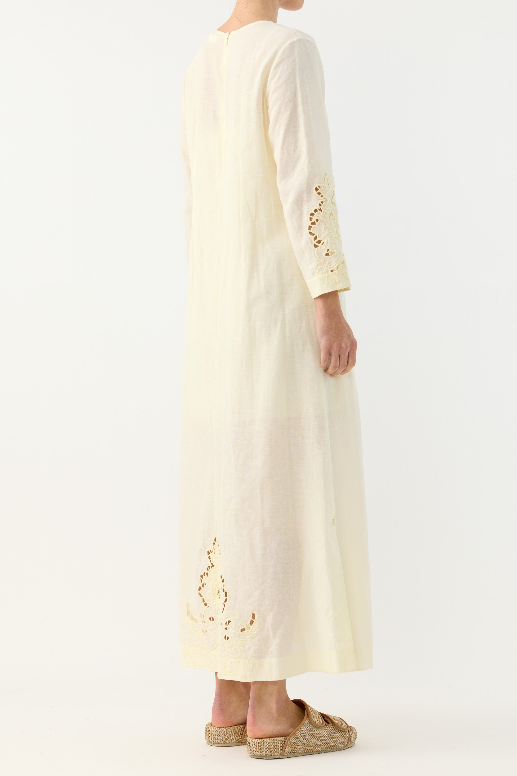 Pascal Embroidered Cutout Tunic Dress