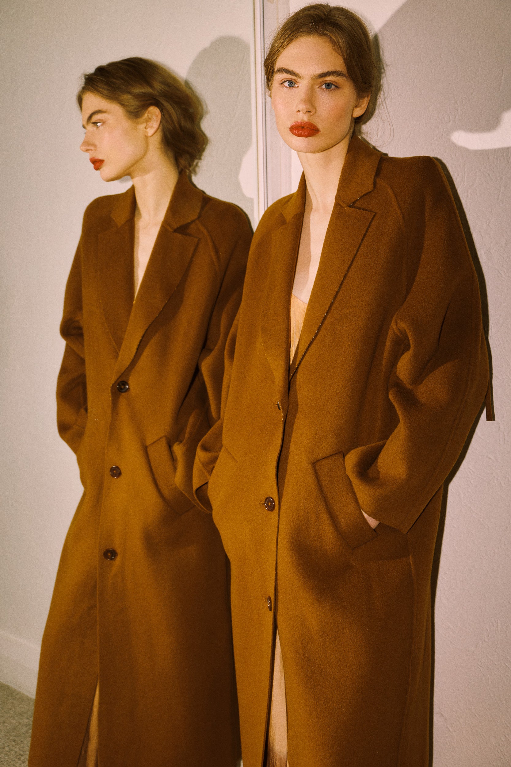 Georgia Wool Fringe Coat