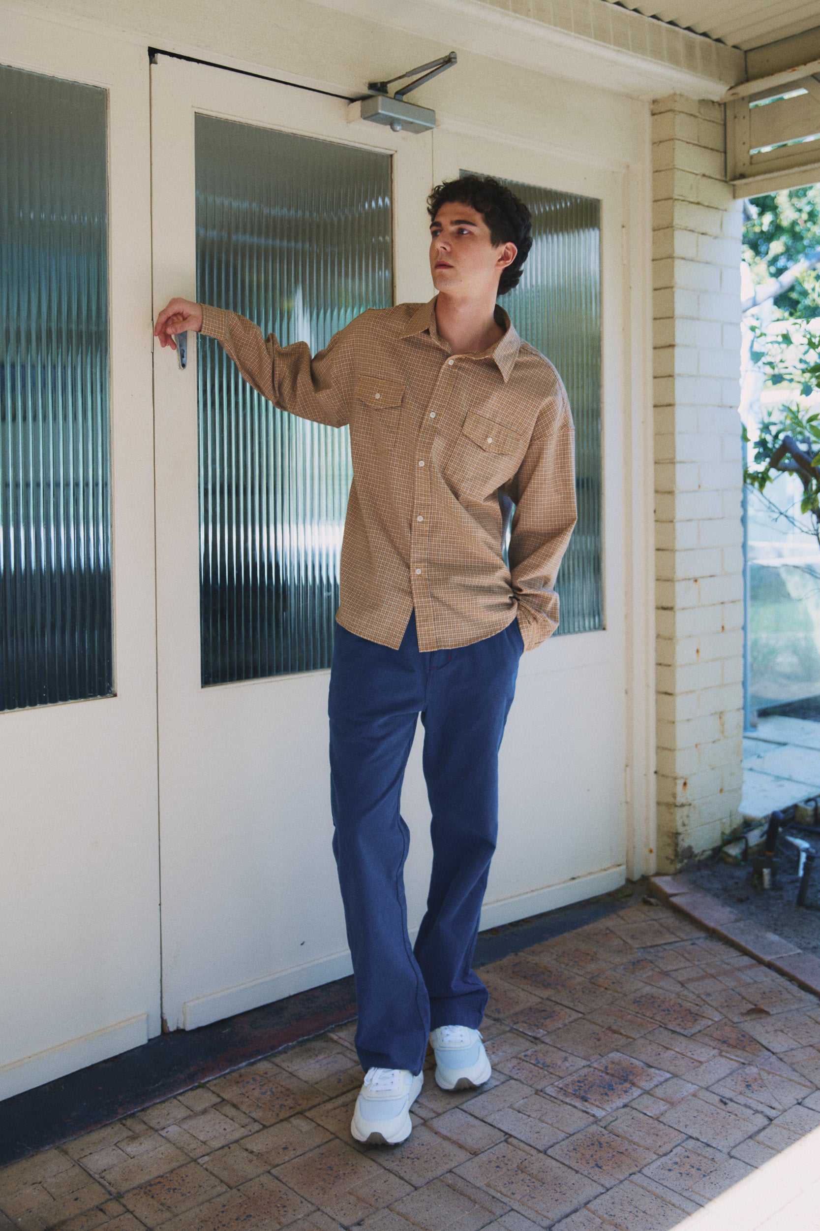 Evan Leather-Suede Sneaker