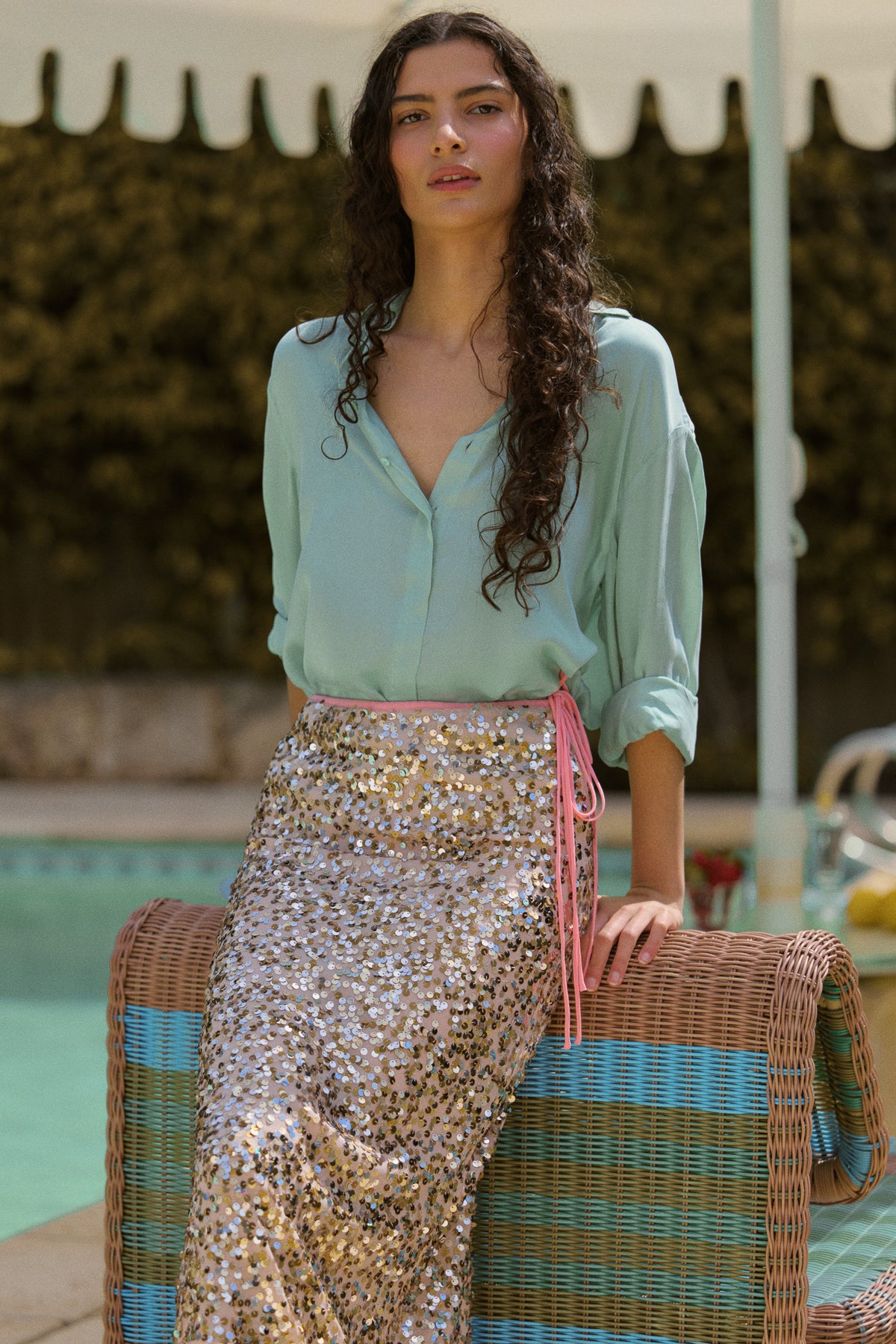 Elle Sequin Skirt
