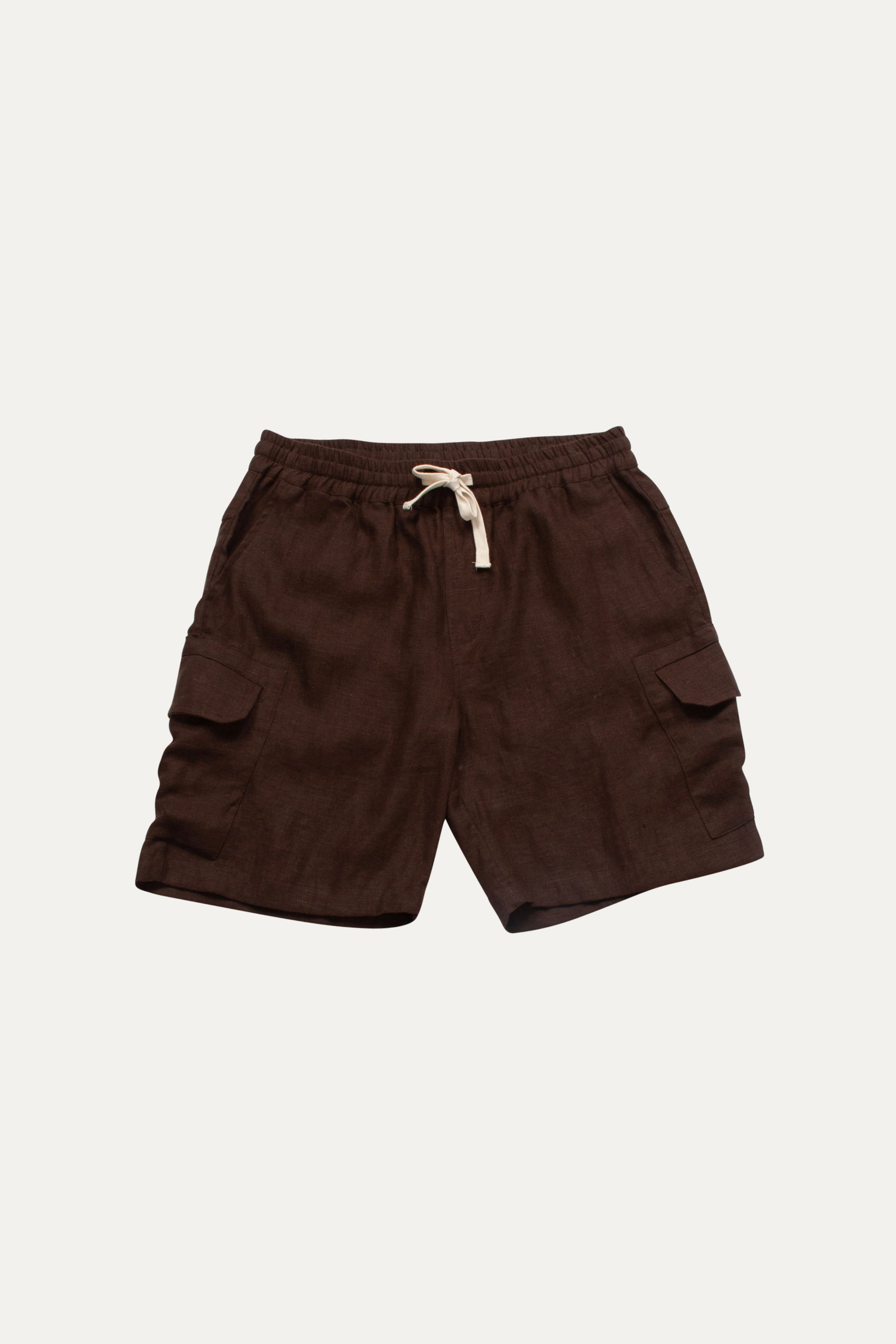 Elijah Relaxed Linen Cargo Short