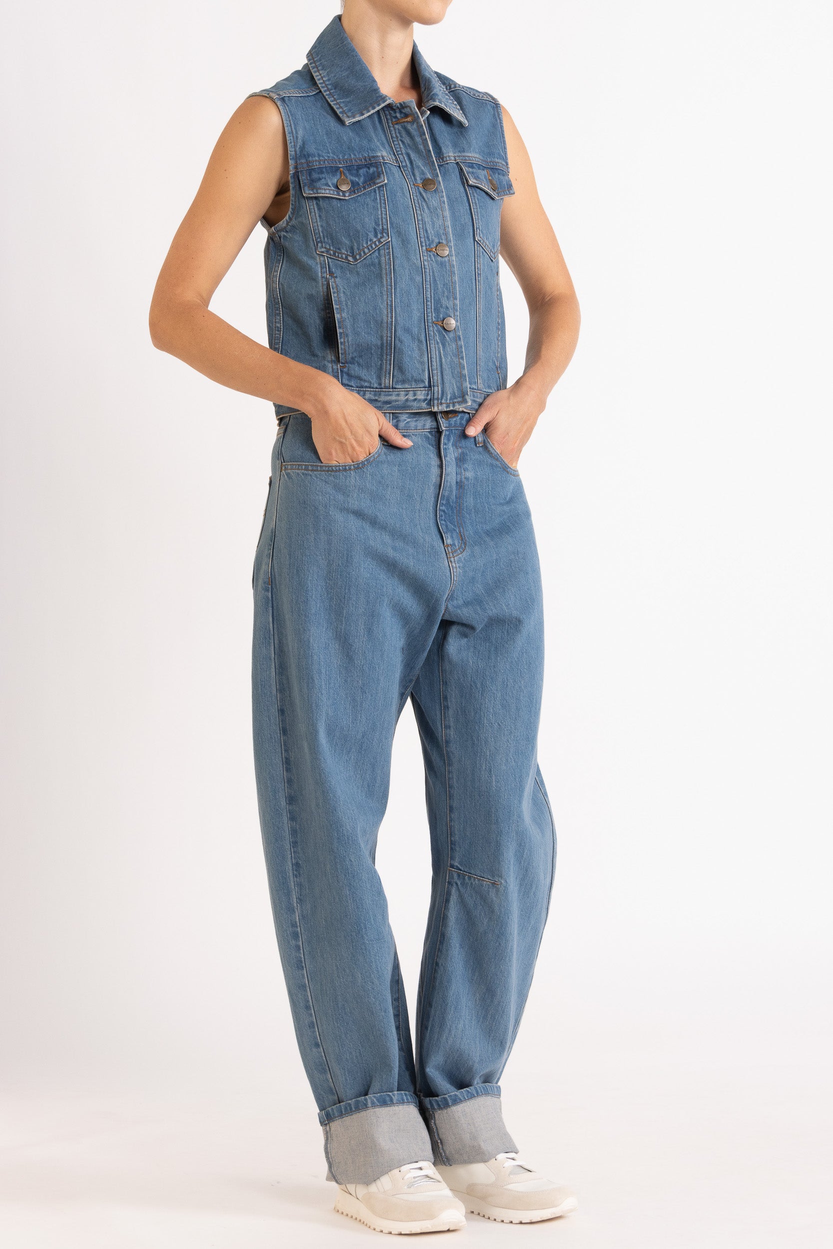 Clay Denim Vest