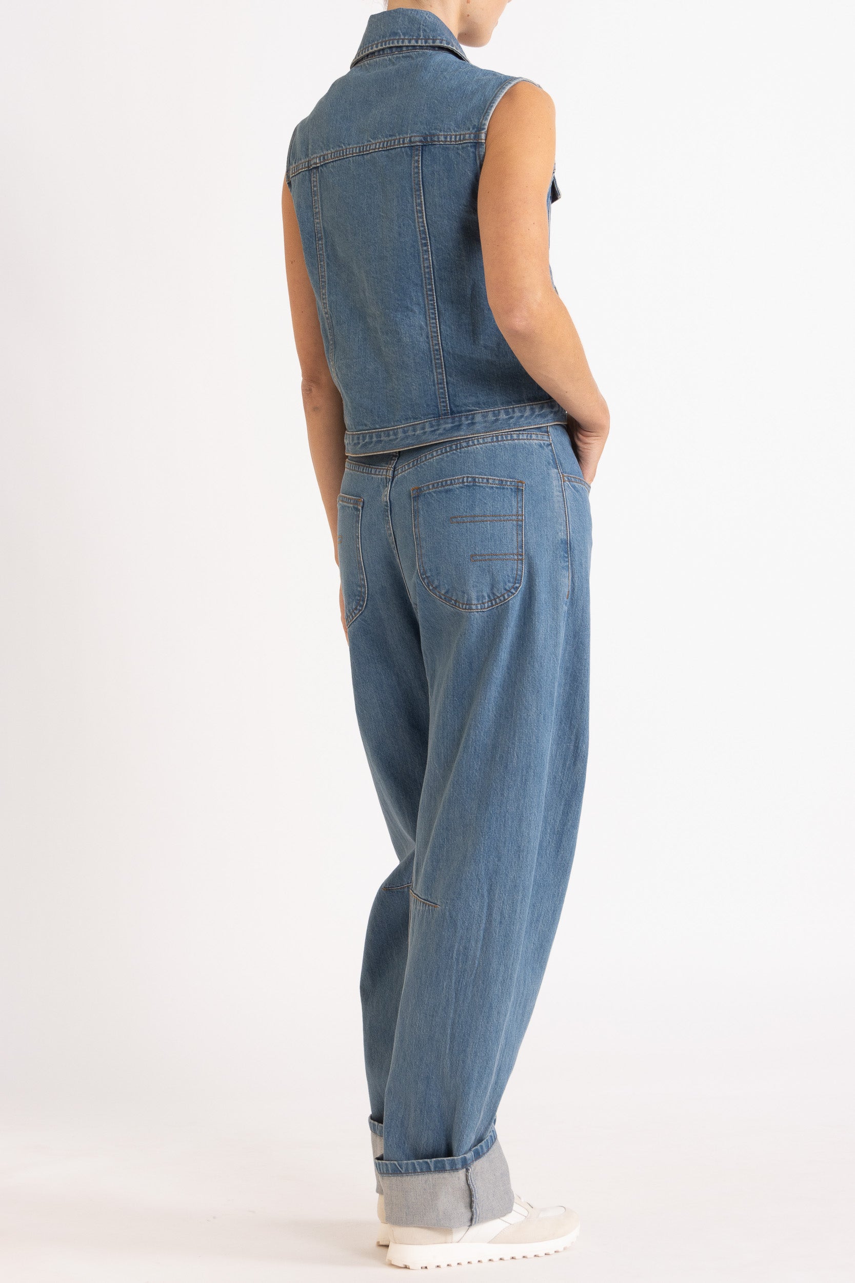 Clay Denim Vest