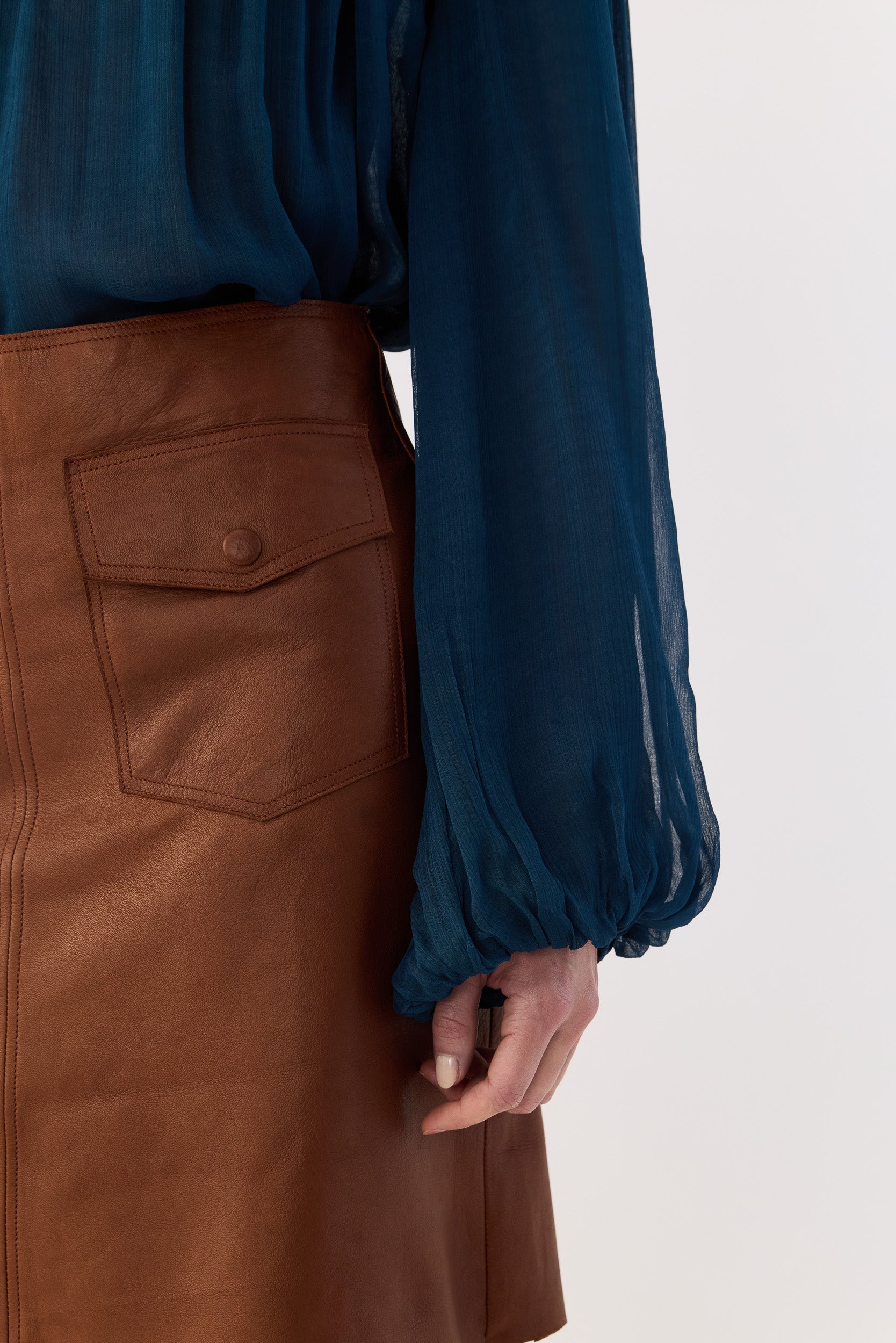 Frankie Leather Skirt