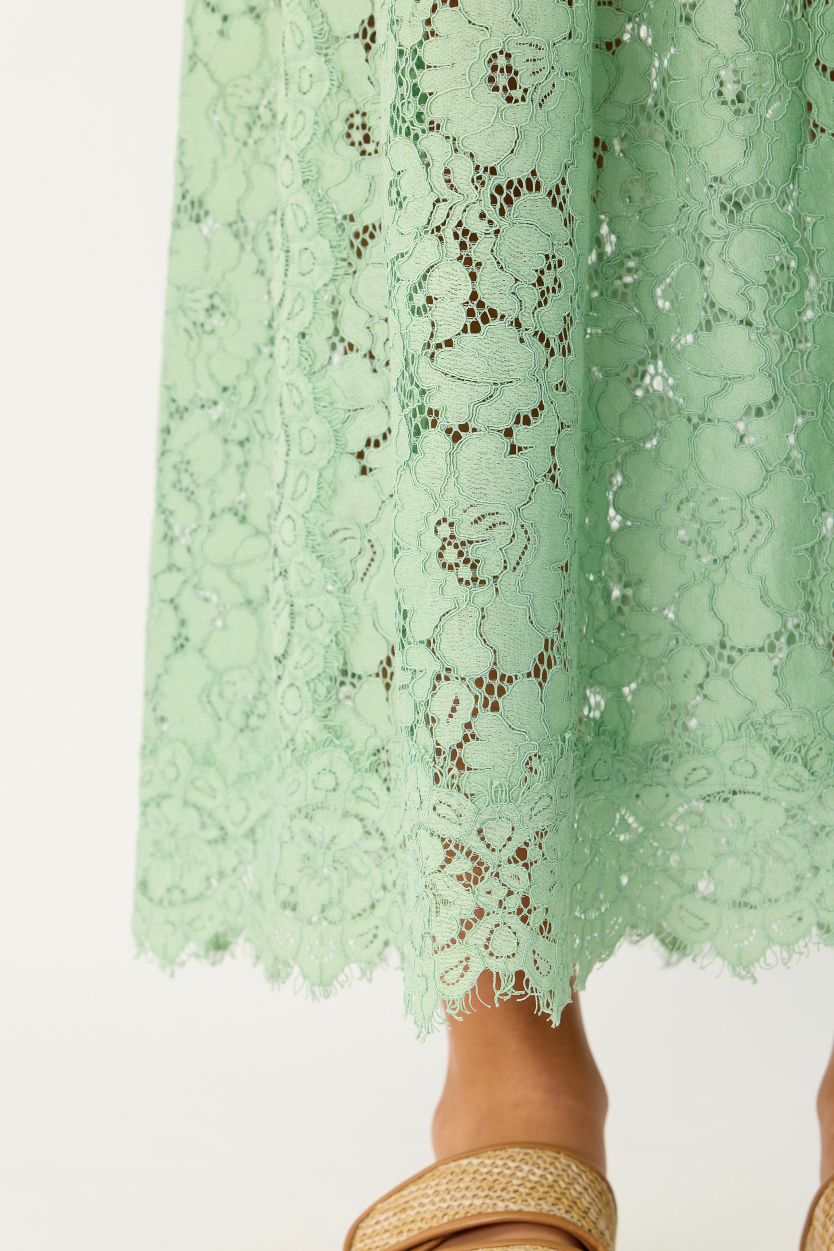 Tilly V Neck Lace Dress