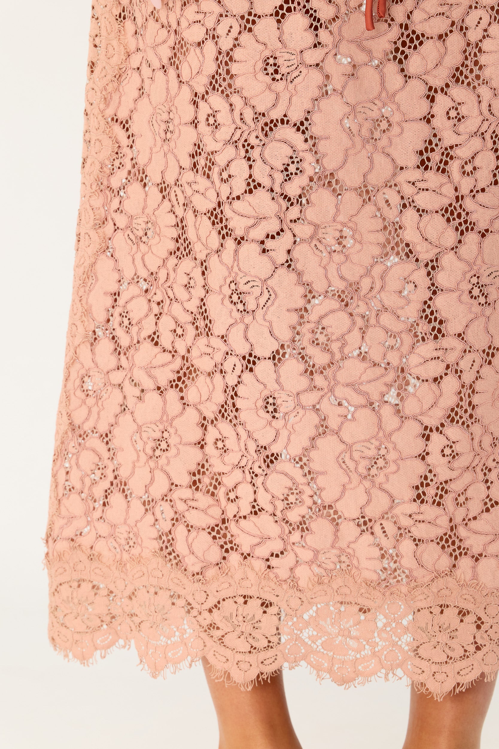 Tilly Drawstring Lace Skirt