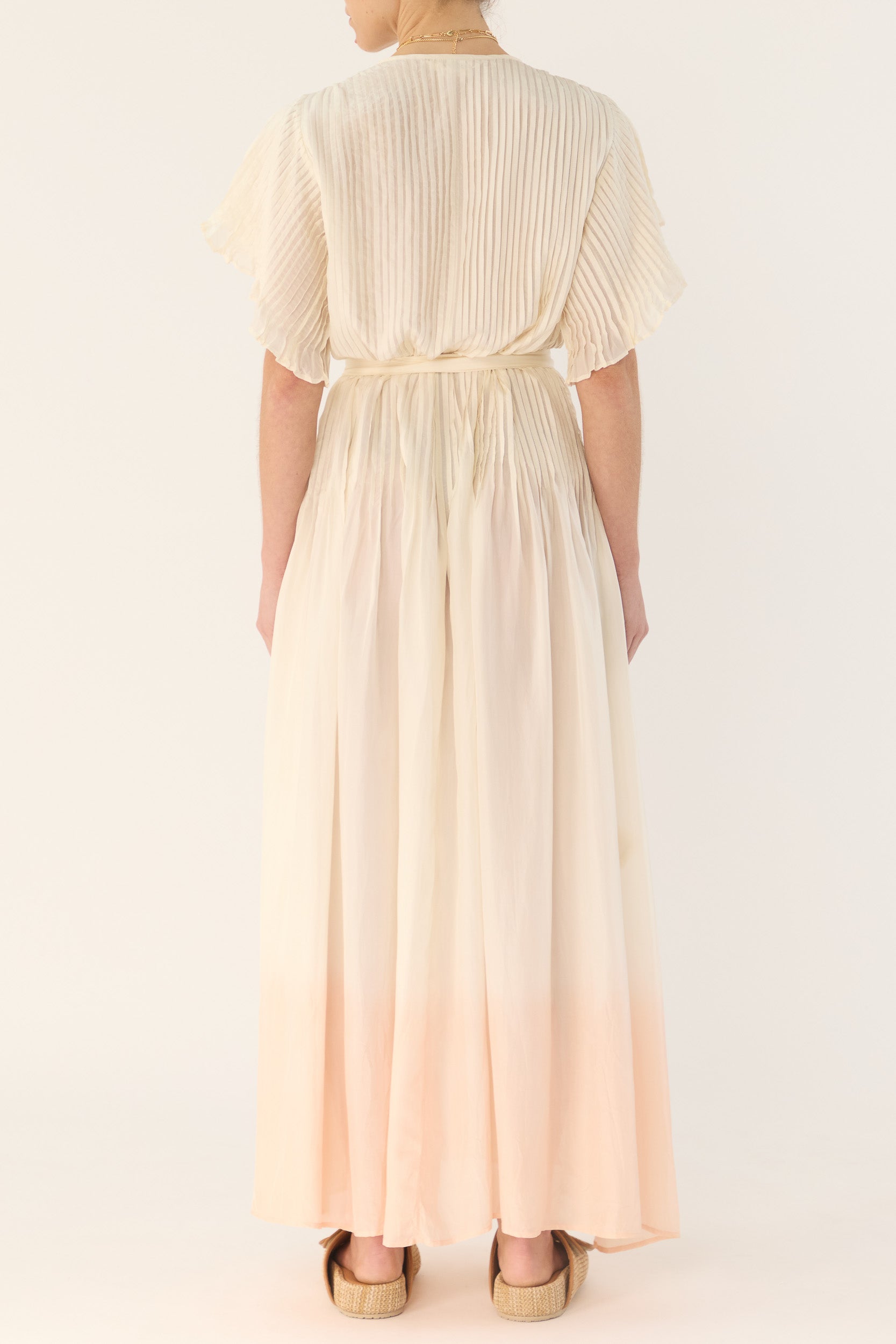 Ottavia Silk Dip-Dye Shirt Dress