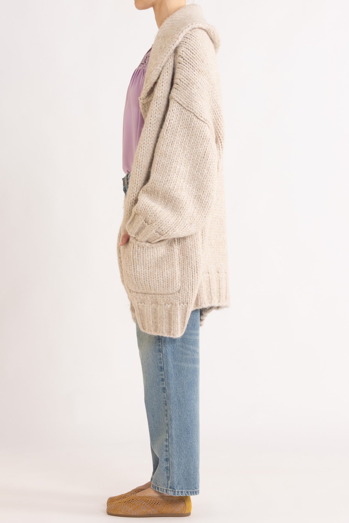 Beatrix Hand-Knit Cardigan