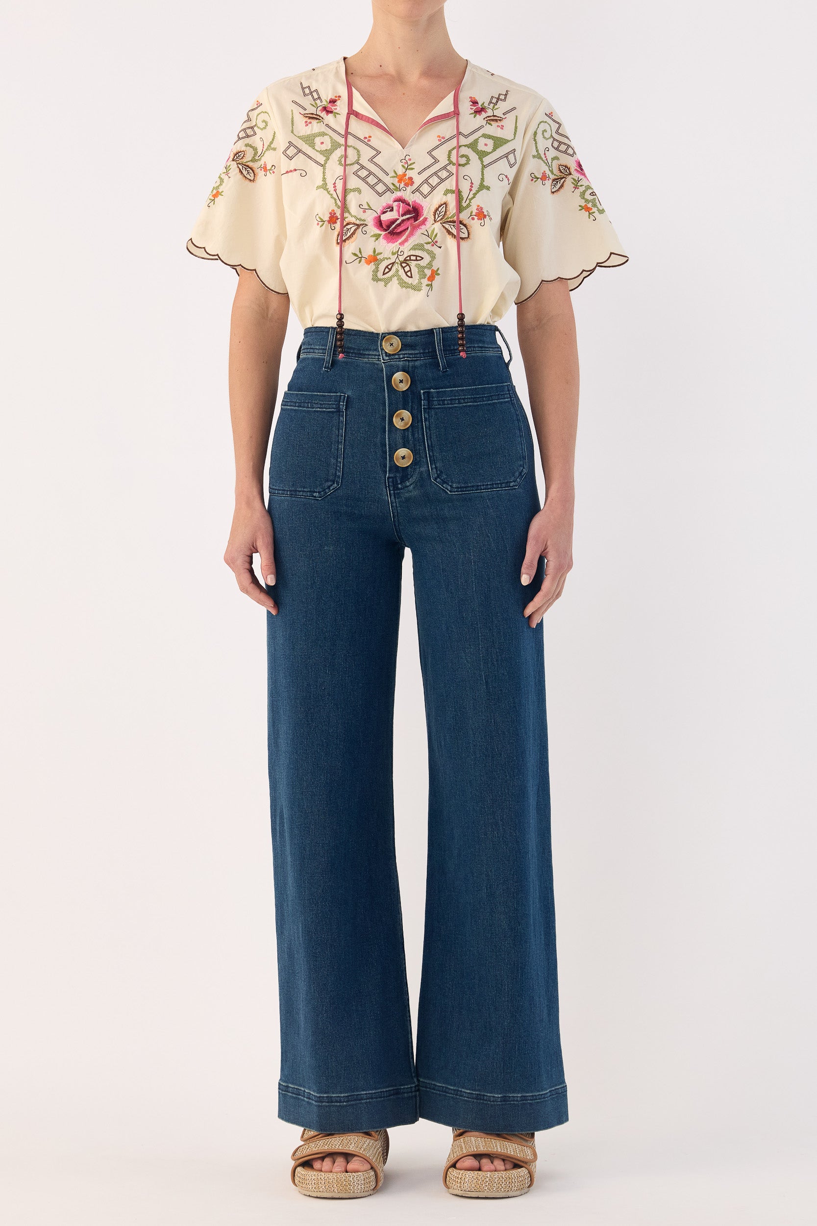 Smith High Rise Flare Jean