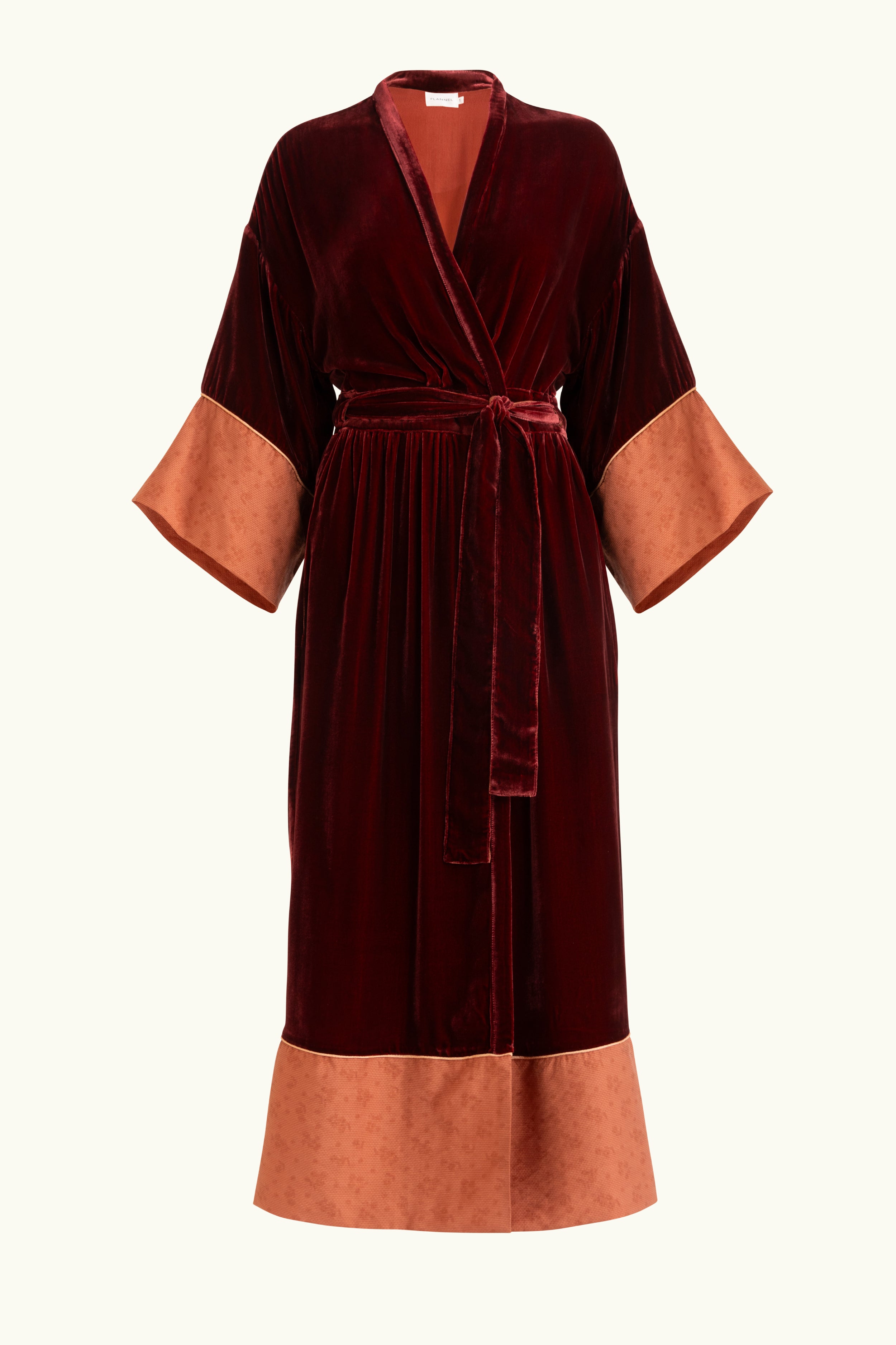 Deme Velvet Satin Duster