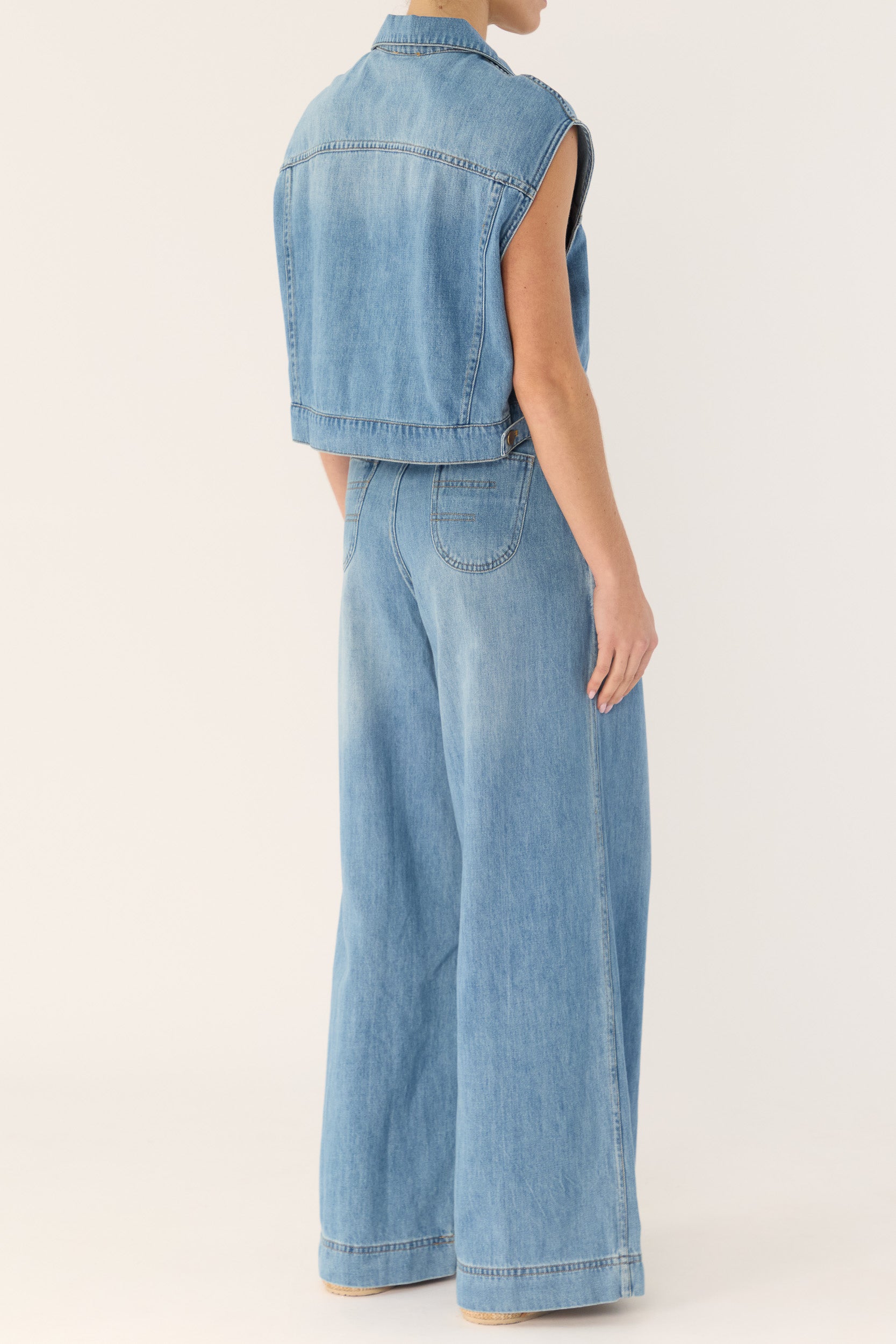 Bowen Denim Wide Leg Jean