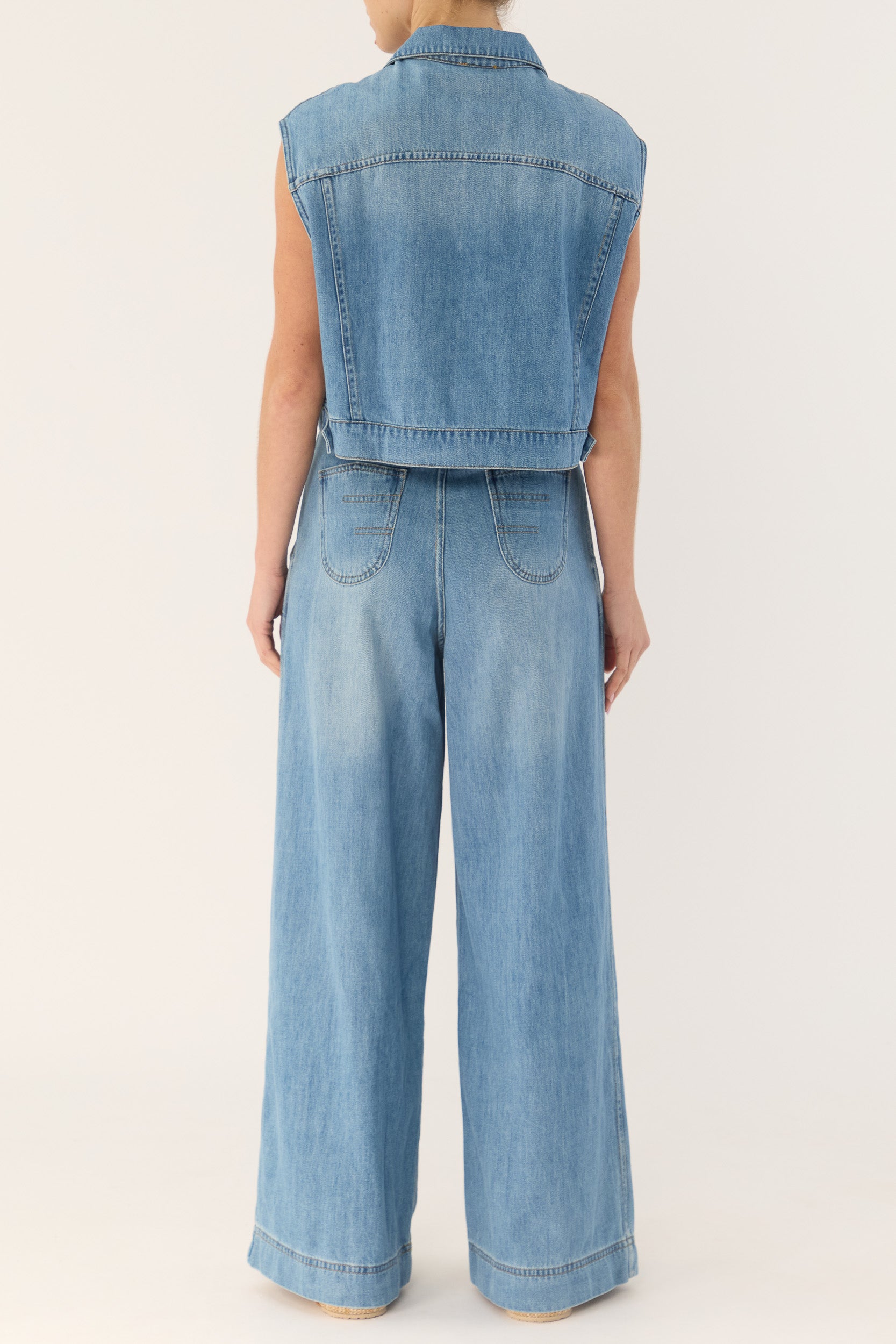 Bowen Denim Wide Leg Jean