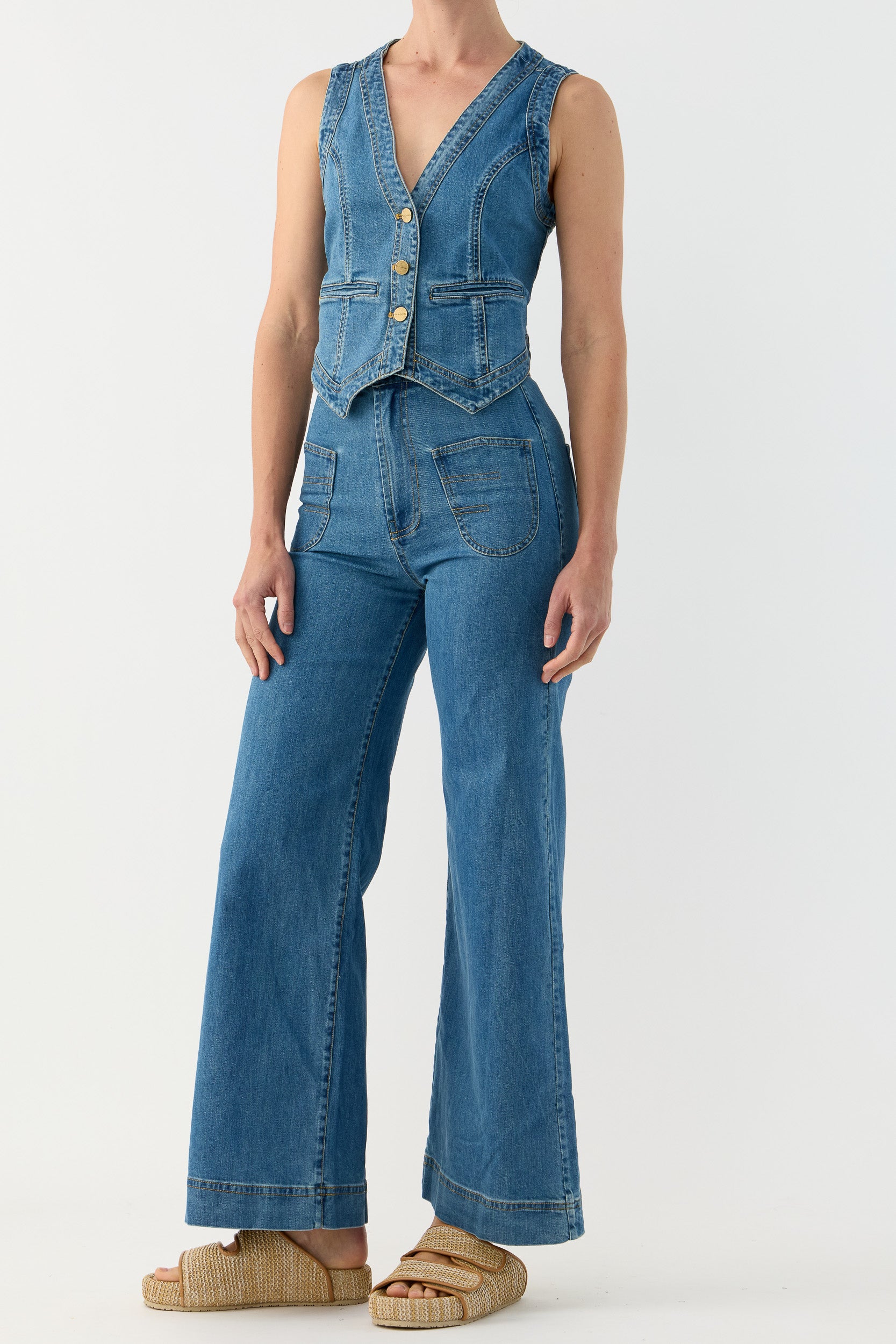 Raven Denim Vest