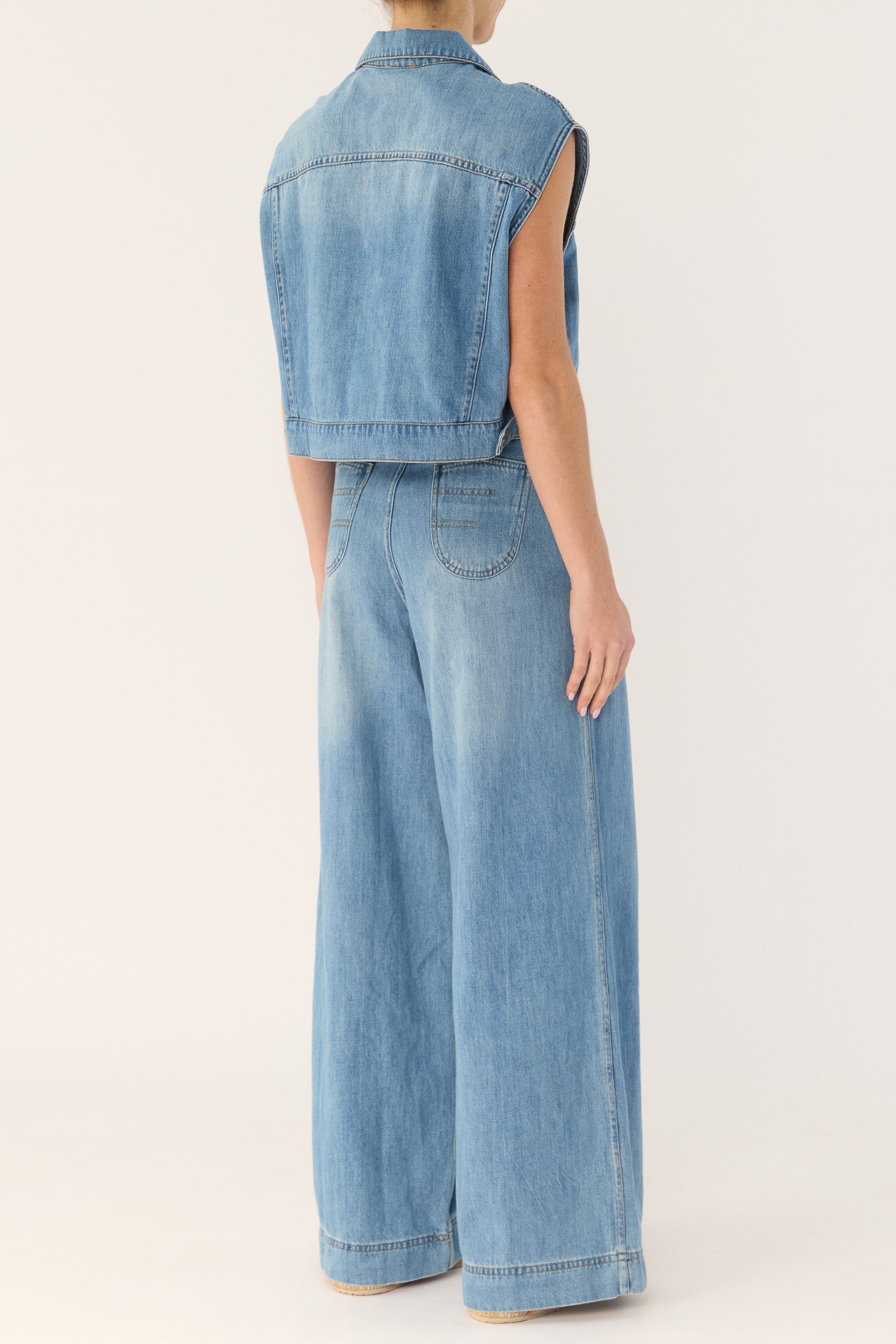 Bowen Denim Vest