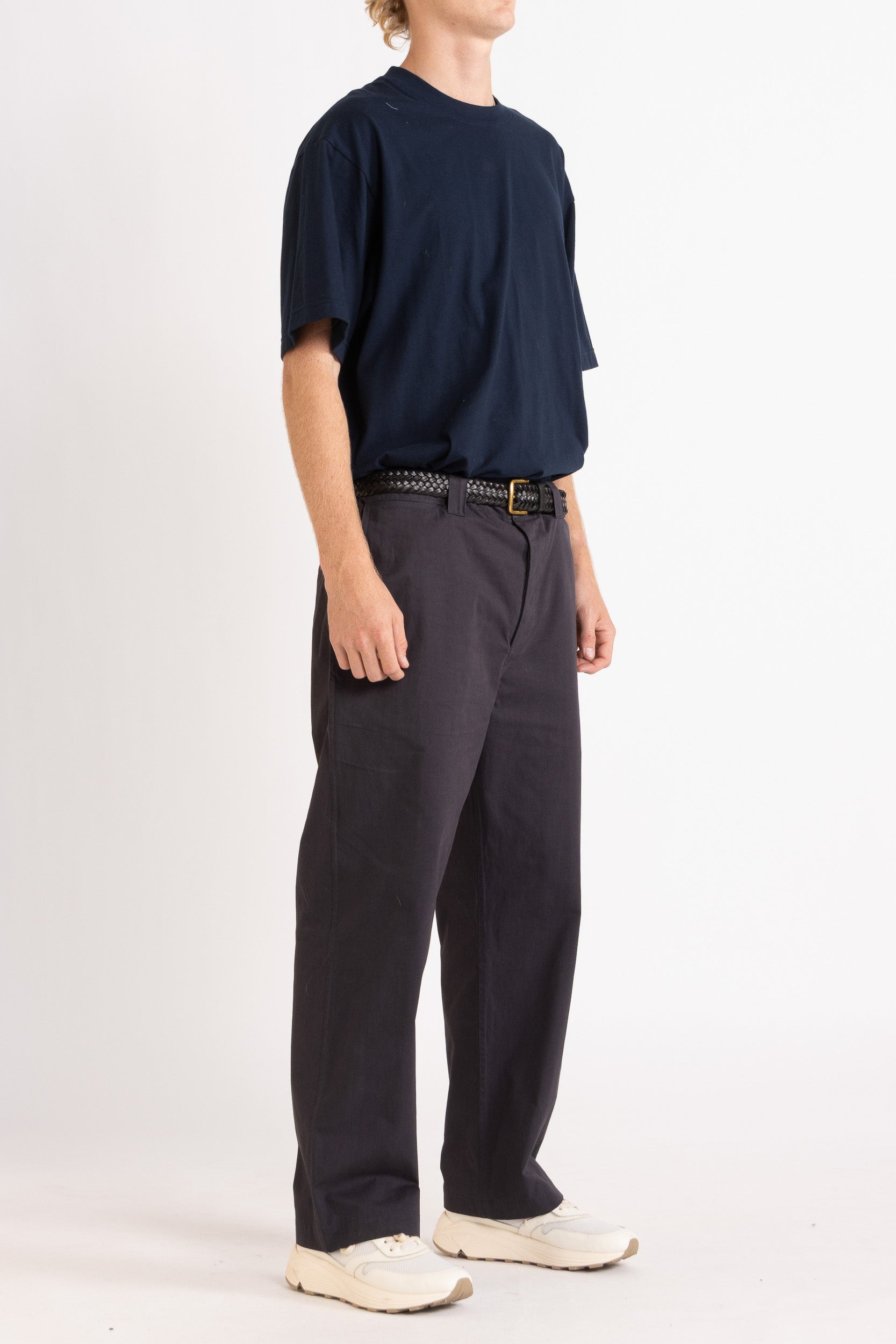 Vermont Plaited Leather Belt
