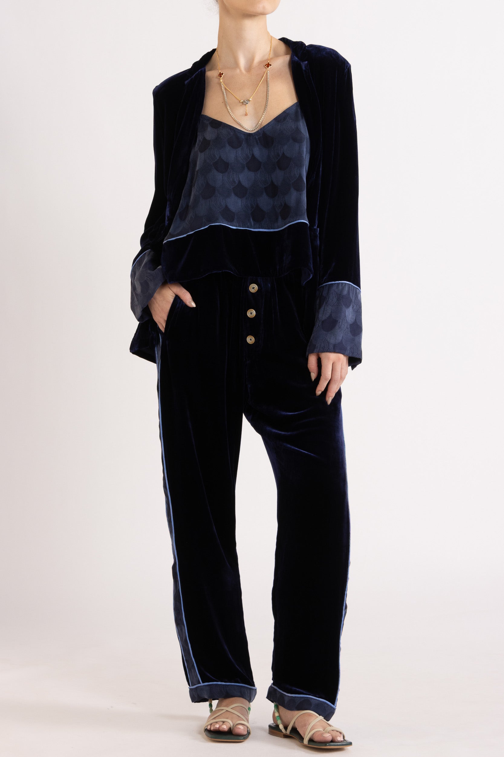 Deme Velvet Blazer