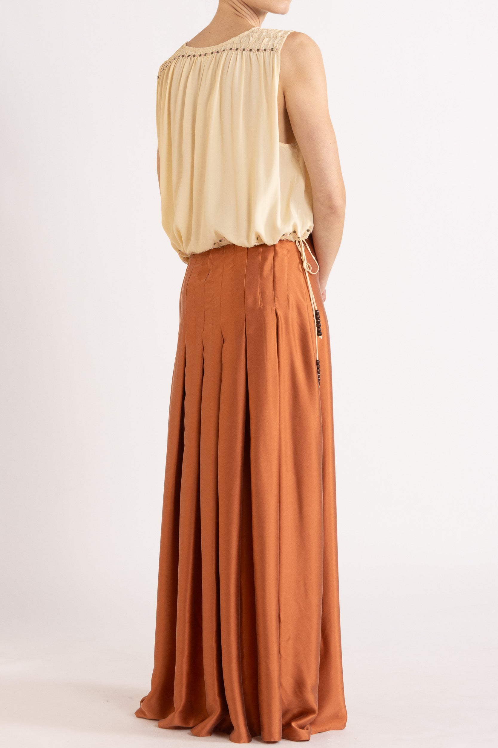 Essential Silk Maxi Skirt