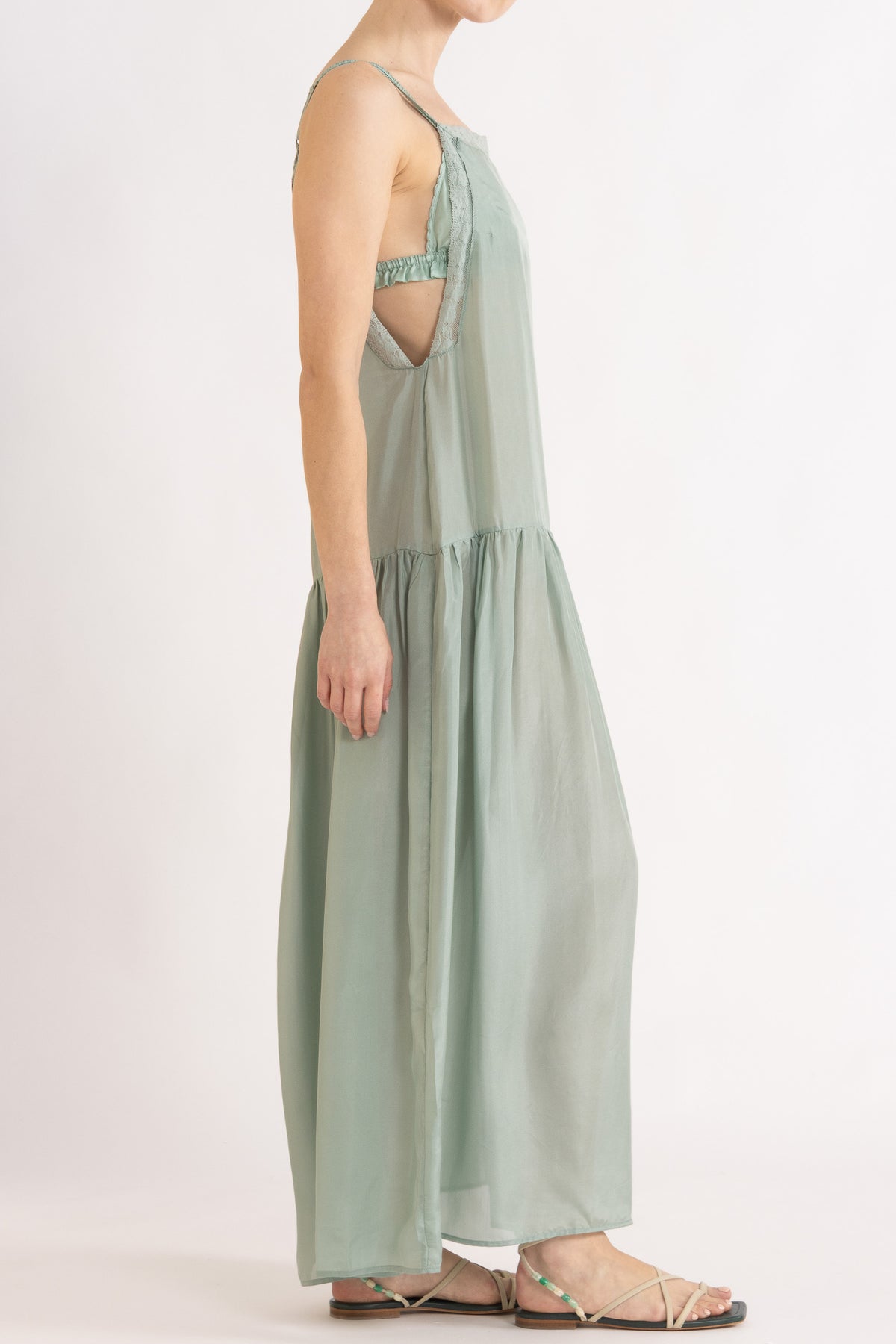 Eli Silk Habotai Dress