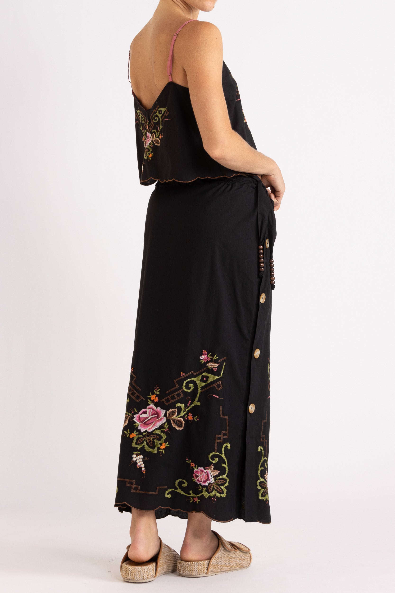 Esther Embroidered Cotton Cami