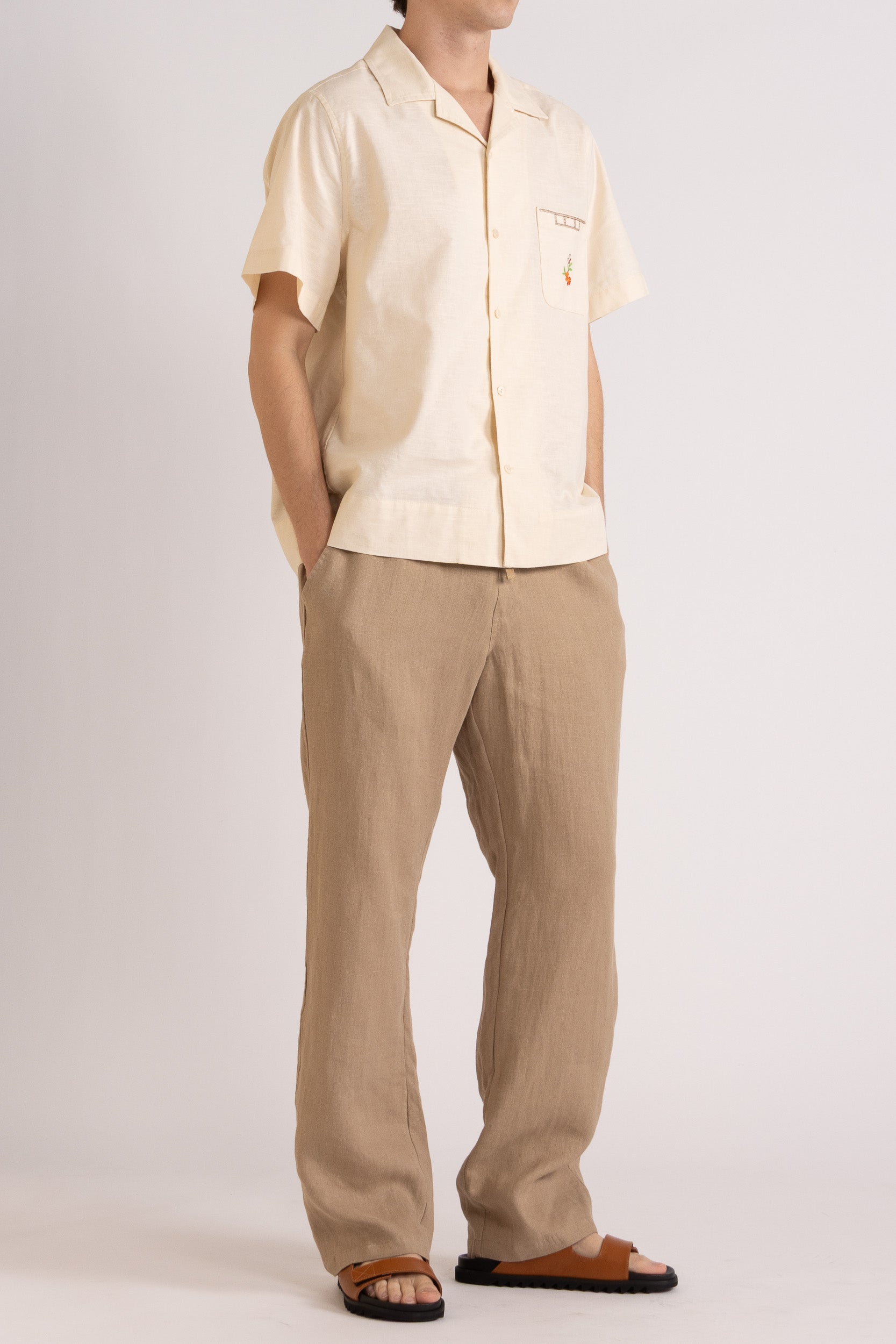 Emilio Embroidered Short Sleeve Shirt