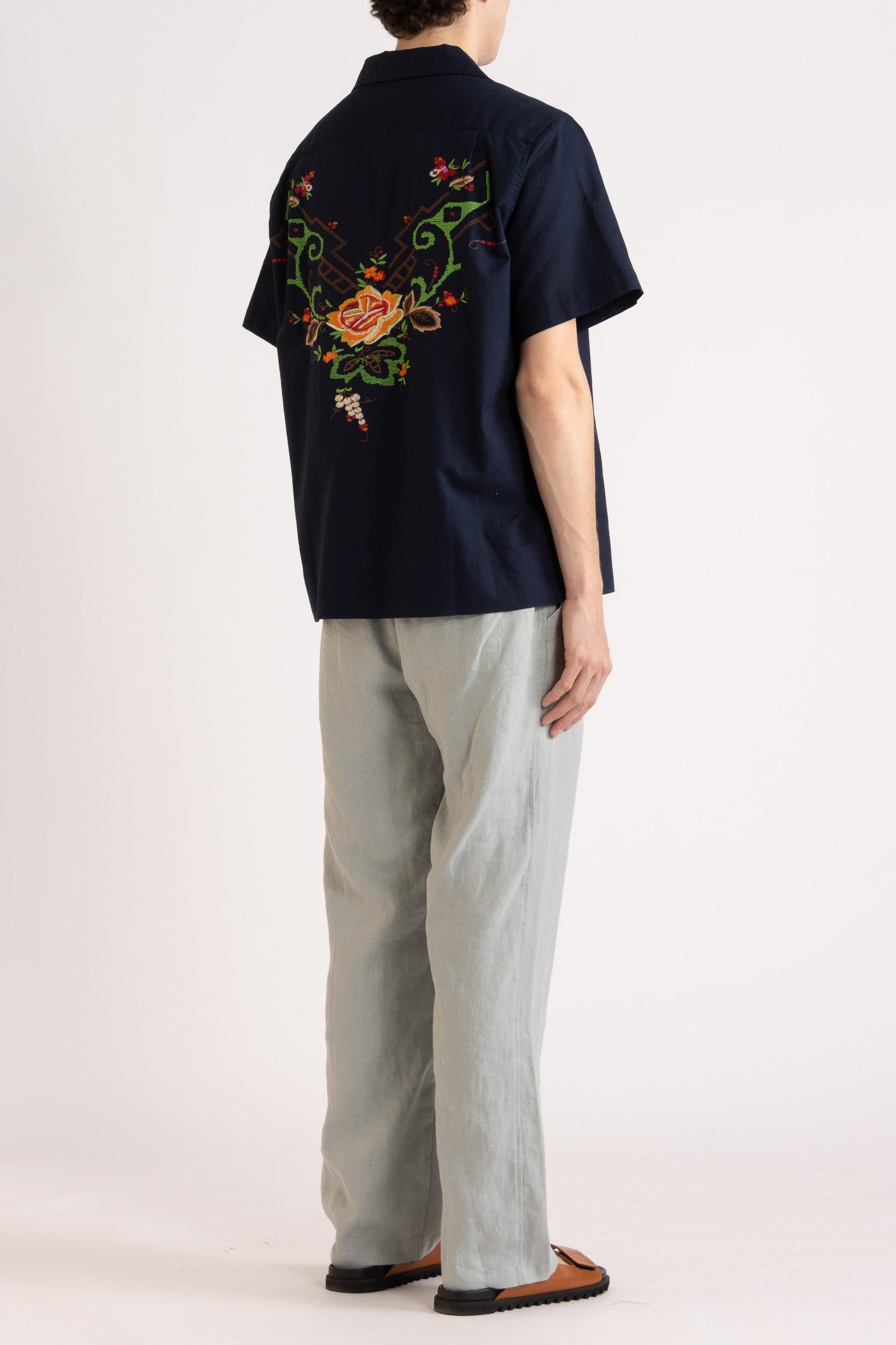 Emilio Embroidered Short Sleeve Shirt