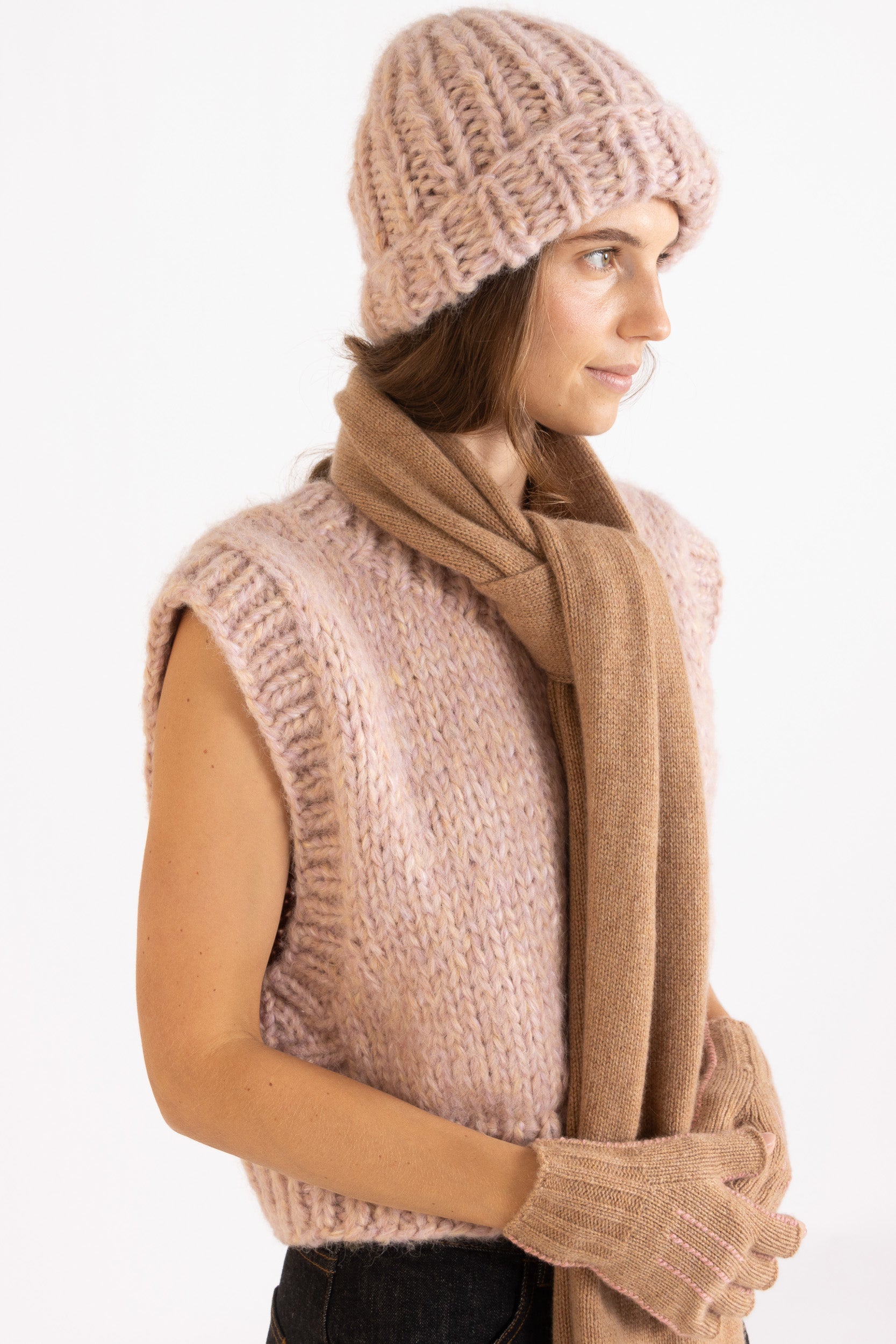 Beatrix Hand-Knit Beanie