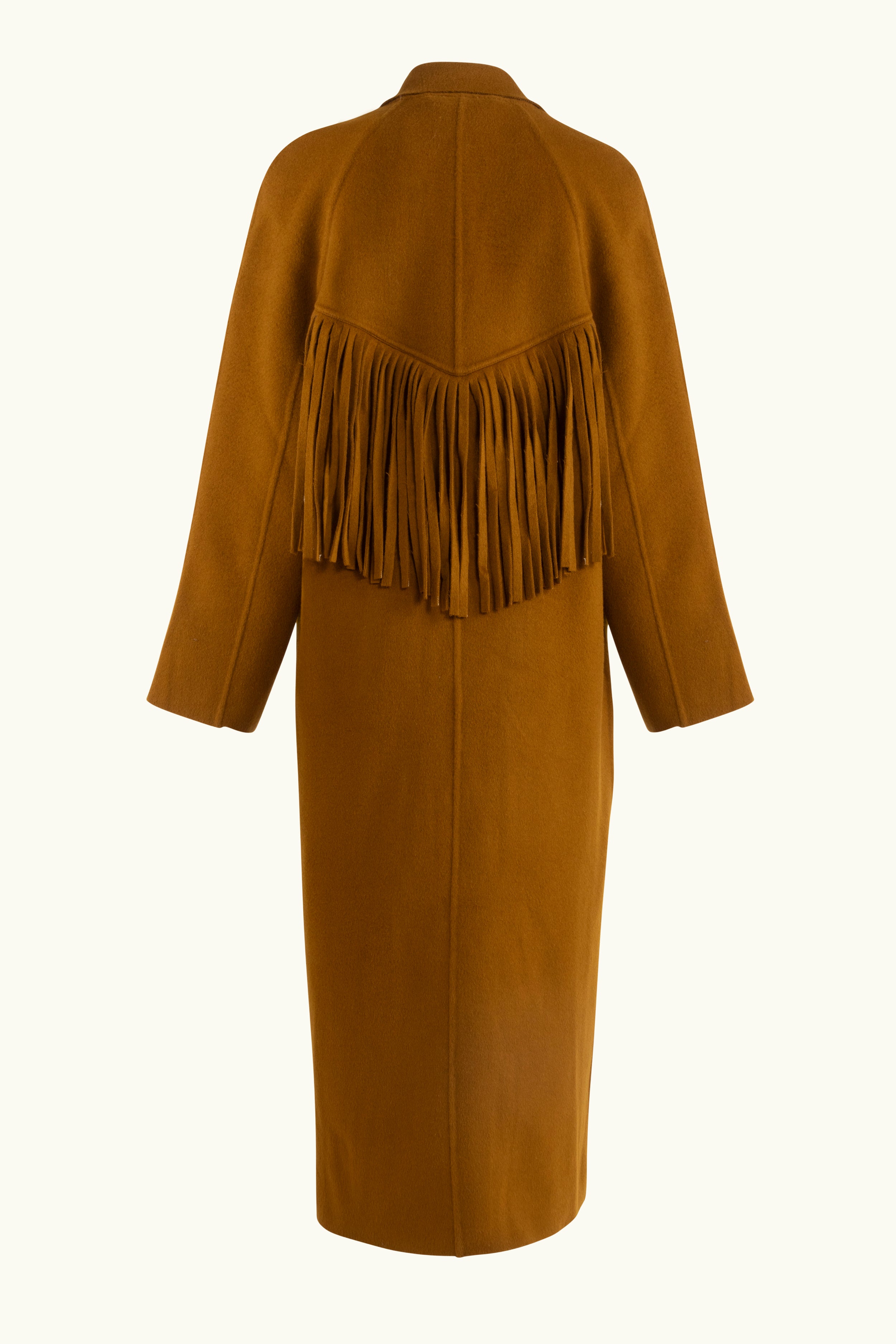 Georgia Wool Fringe Coat