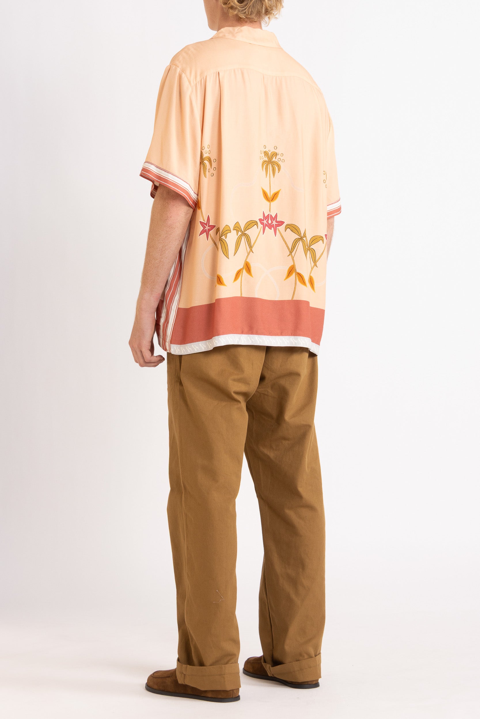 Maple Print Short Sleeve Shirt