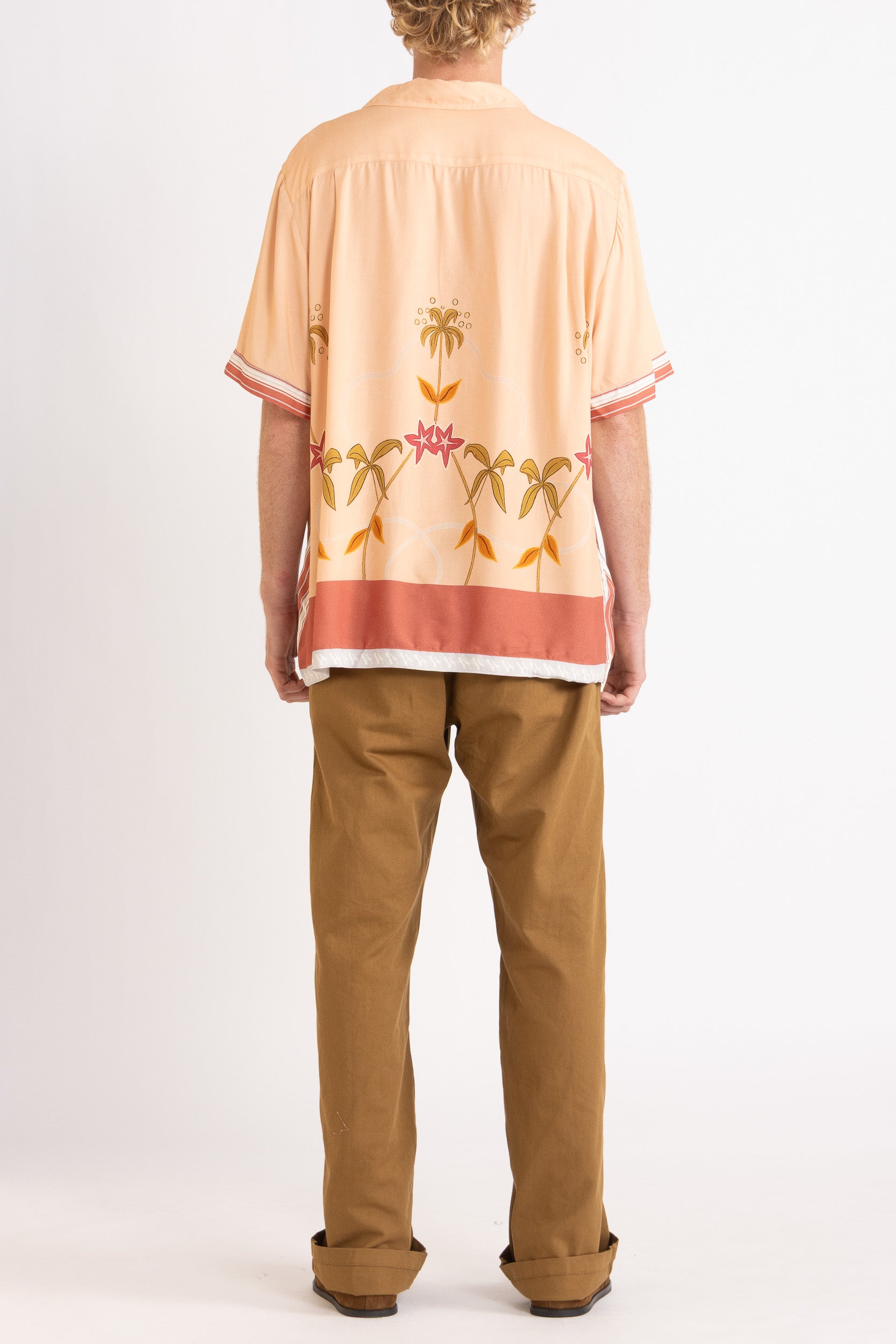 Maple Print Short Sleeve Shirt