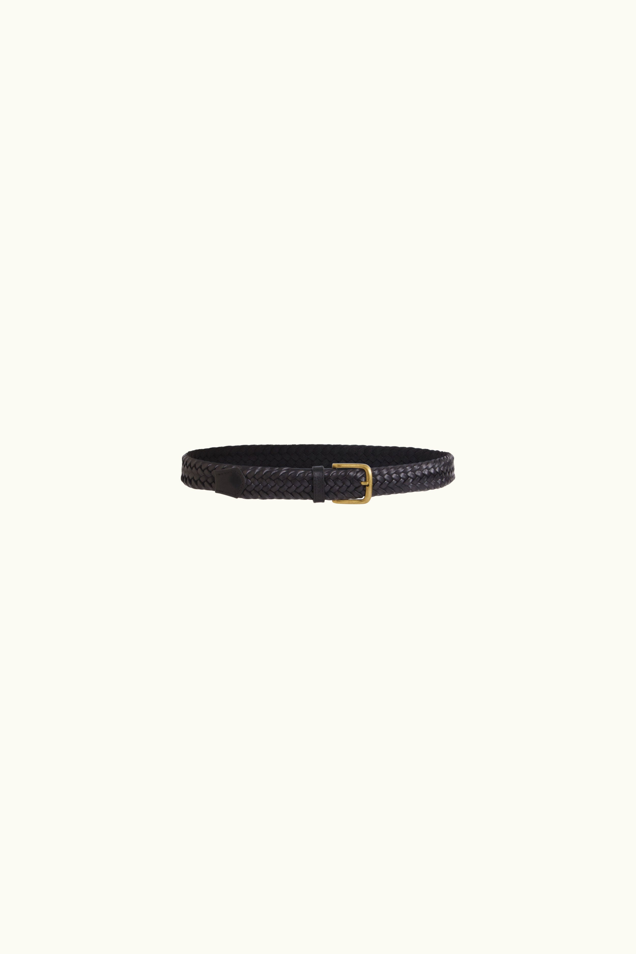 Vermont Plaited Leather Belt