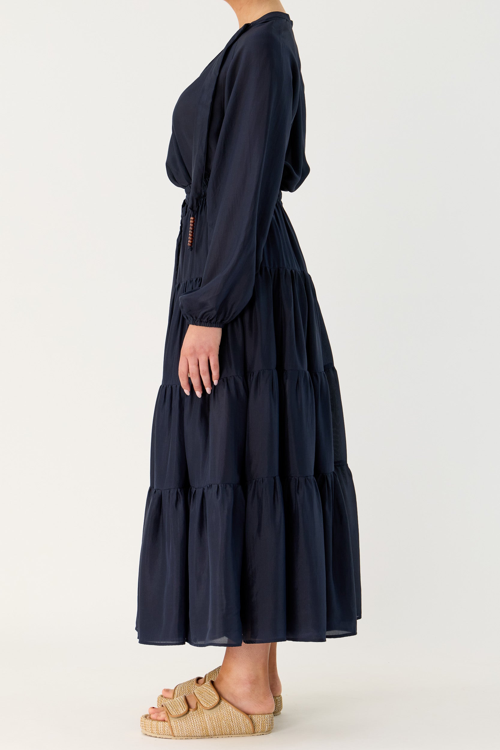 Amal Silk Habotai Skirt