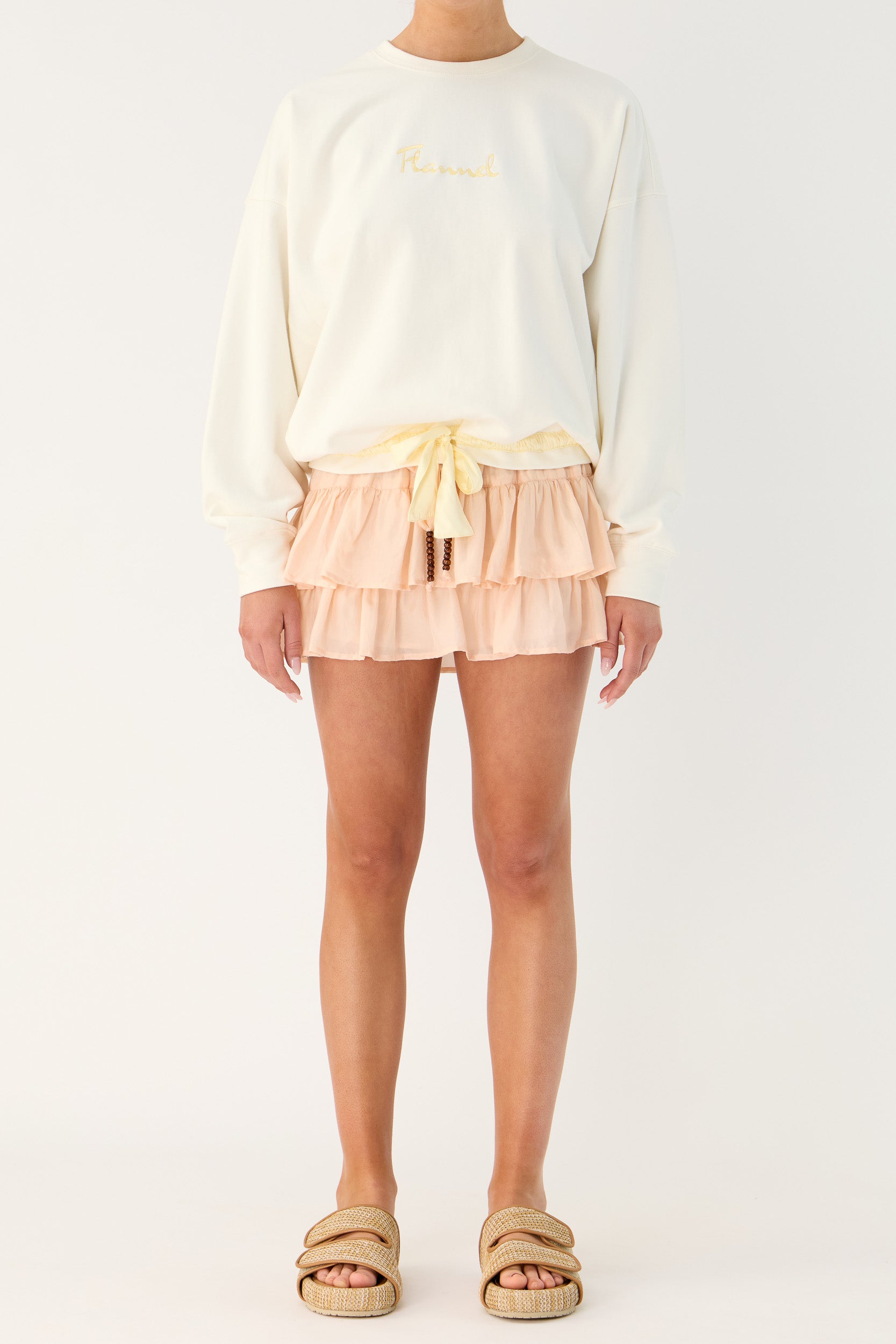 Pep Loopback Cotton Logo Sweater