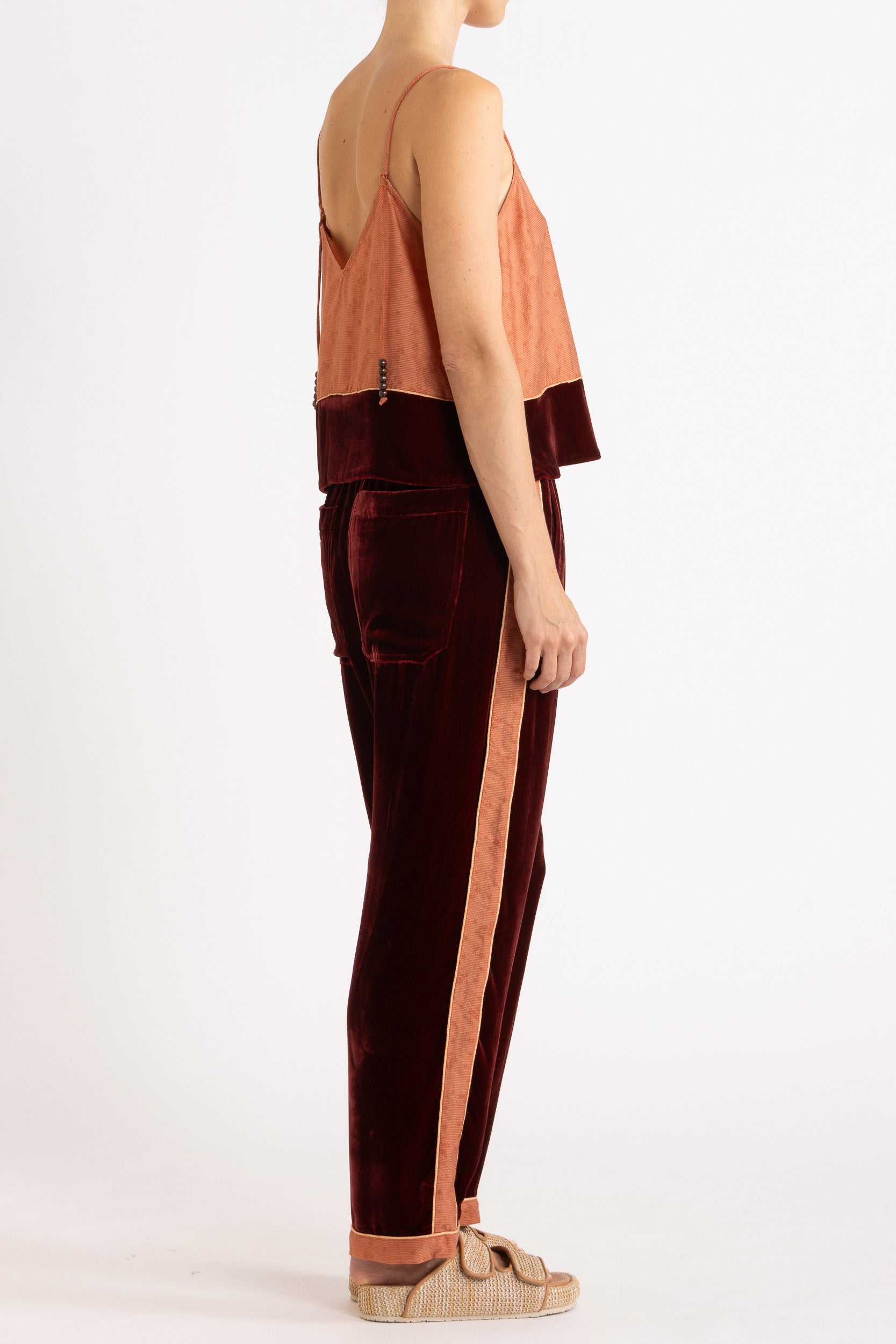 Deme Velvet Satin Pant