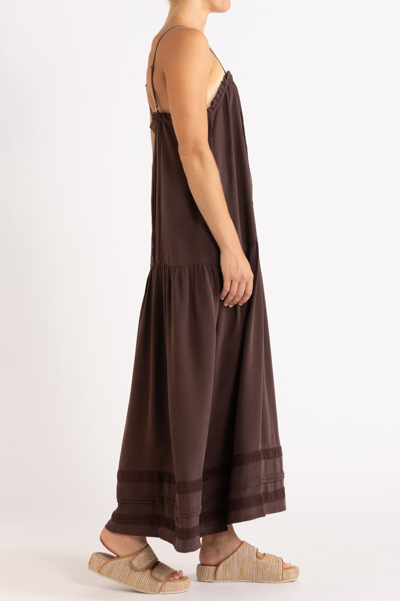 Albrey Silk Crepe Dress