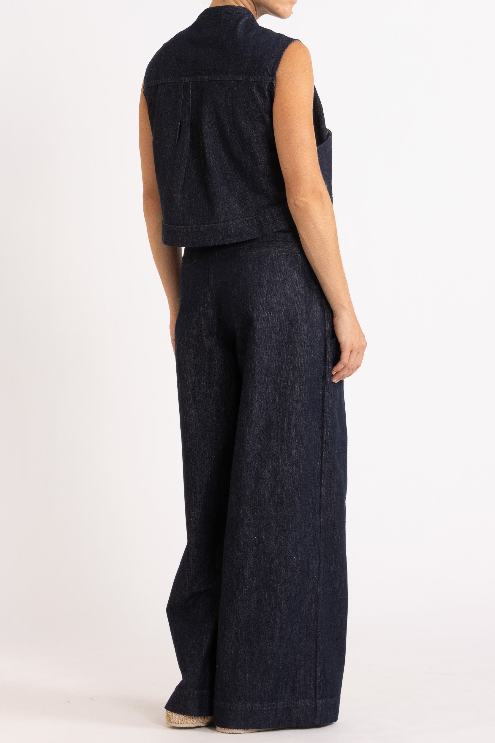 Carla Denim Wide Leg Jean