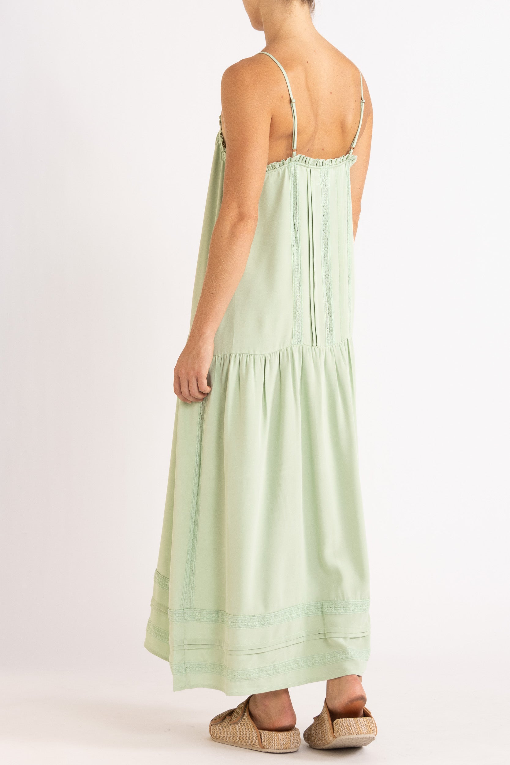 Albrey Silk Crepe Dress